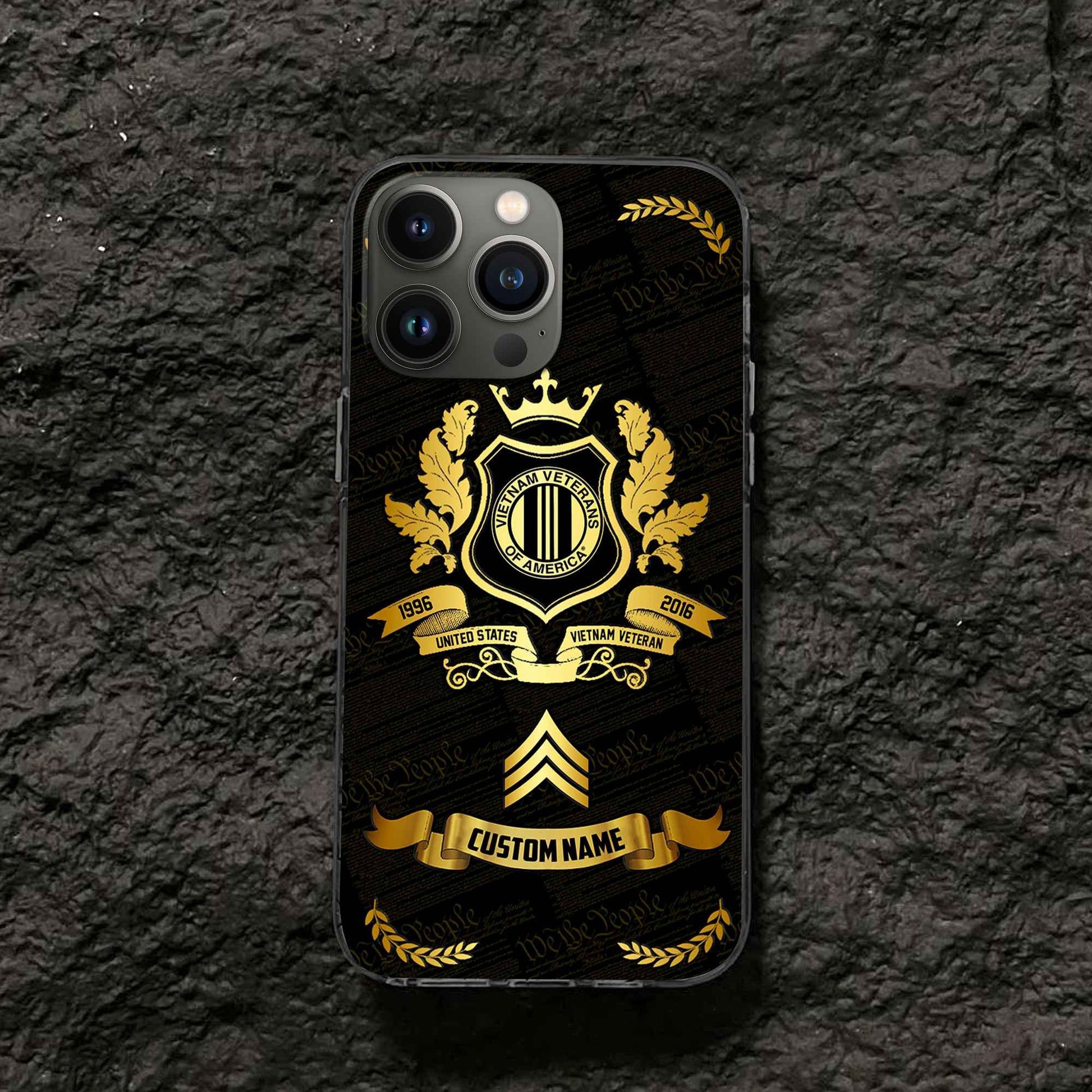 Premium Custom Vietnam Veteran Phone Case VPVC502006, Gifts For Vietnam Veteran, Gifts For Dad, For Husband, Best Gifts On Father's Day, Armed Forces Day, Independence Day, Veterans Day.
