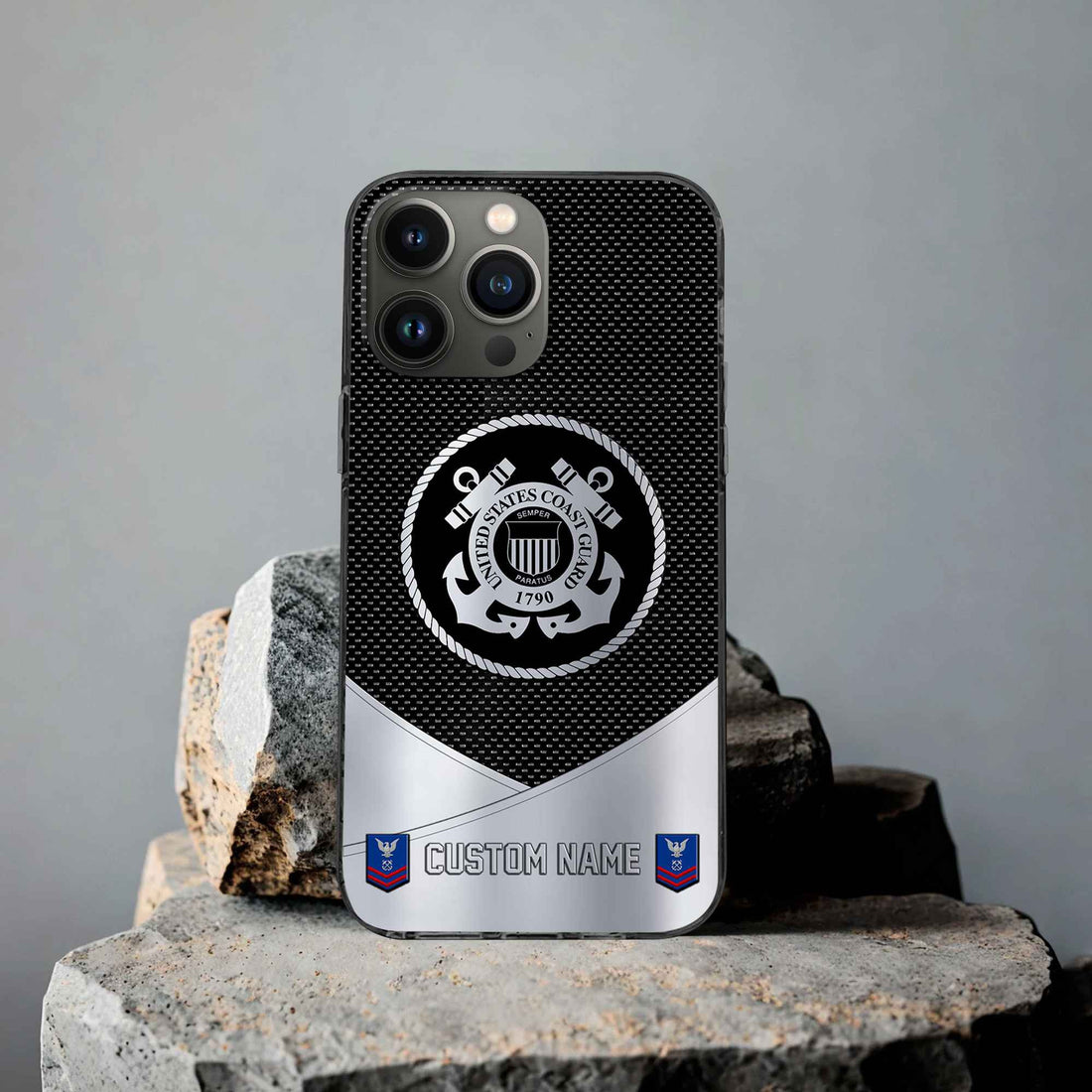 Unique Custom Name, Rank, USCG Phone Case VPVC502205, Gifts For Coast Guard Veteran, Gifts For Dad, For Husband, Best Gifts On Father's Day, Independence Day, Veterans Day.