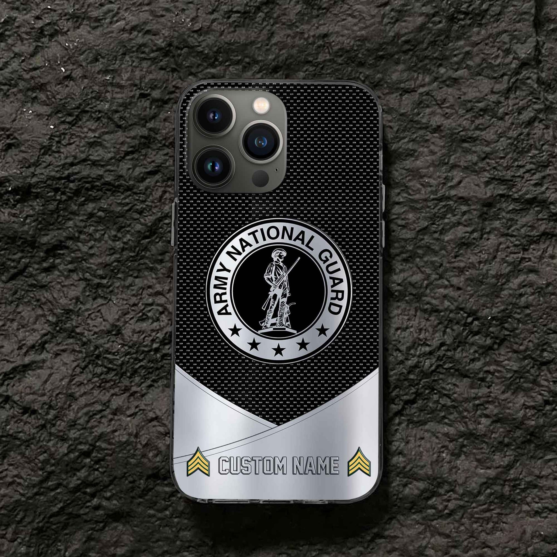 Unique Custom Name, Rank, US Army National Guard Phone Case VPVC502208, Gifts For Army National Guard Veteran, Gifts For Dad, For Husband, Best Gifts On Father's Day, Independence Day, Veterans Day.