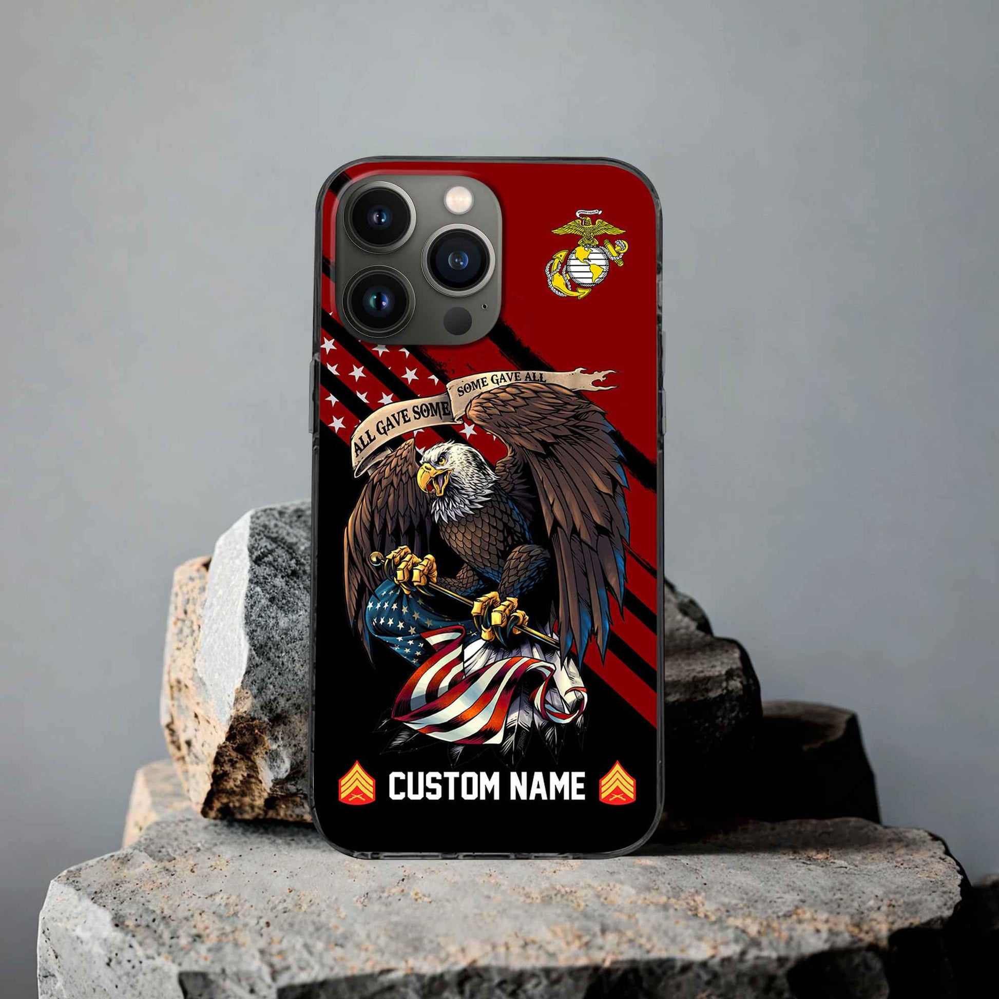 Premium Custom USMC Phone Case VPVC502303, Gifts For Marine Veteran, Best Gifts On Father's Day, Armed Forces Day, Independence Day, Veterans Day.
