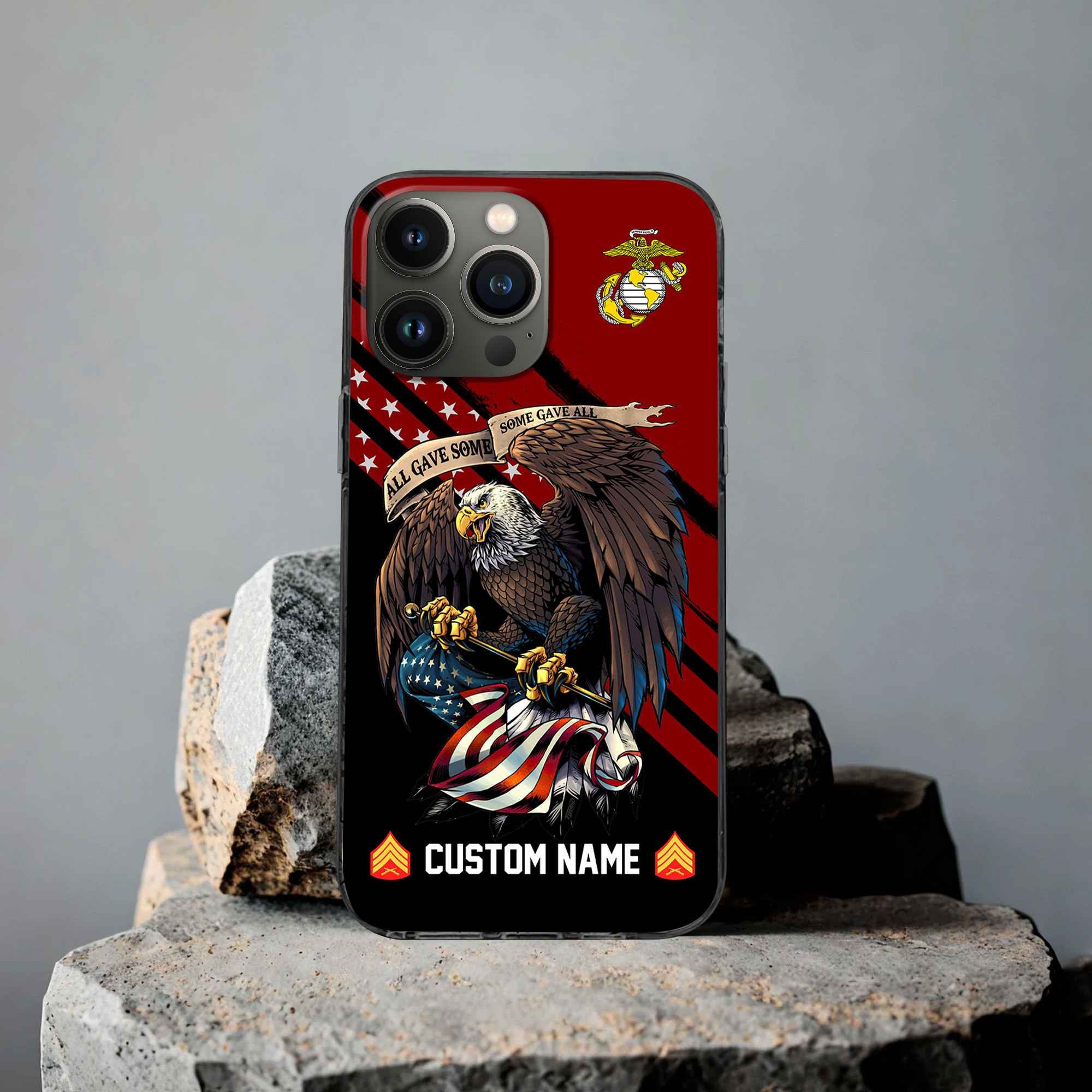 Premium Custom USMC Phone Case VPVC502303, Gifts For Marine Veteran, Best Gifts On Father's Day, Armed Forces Day, Independence Day, Veterans Day.