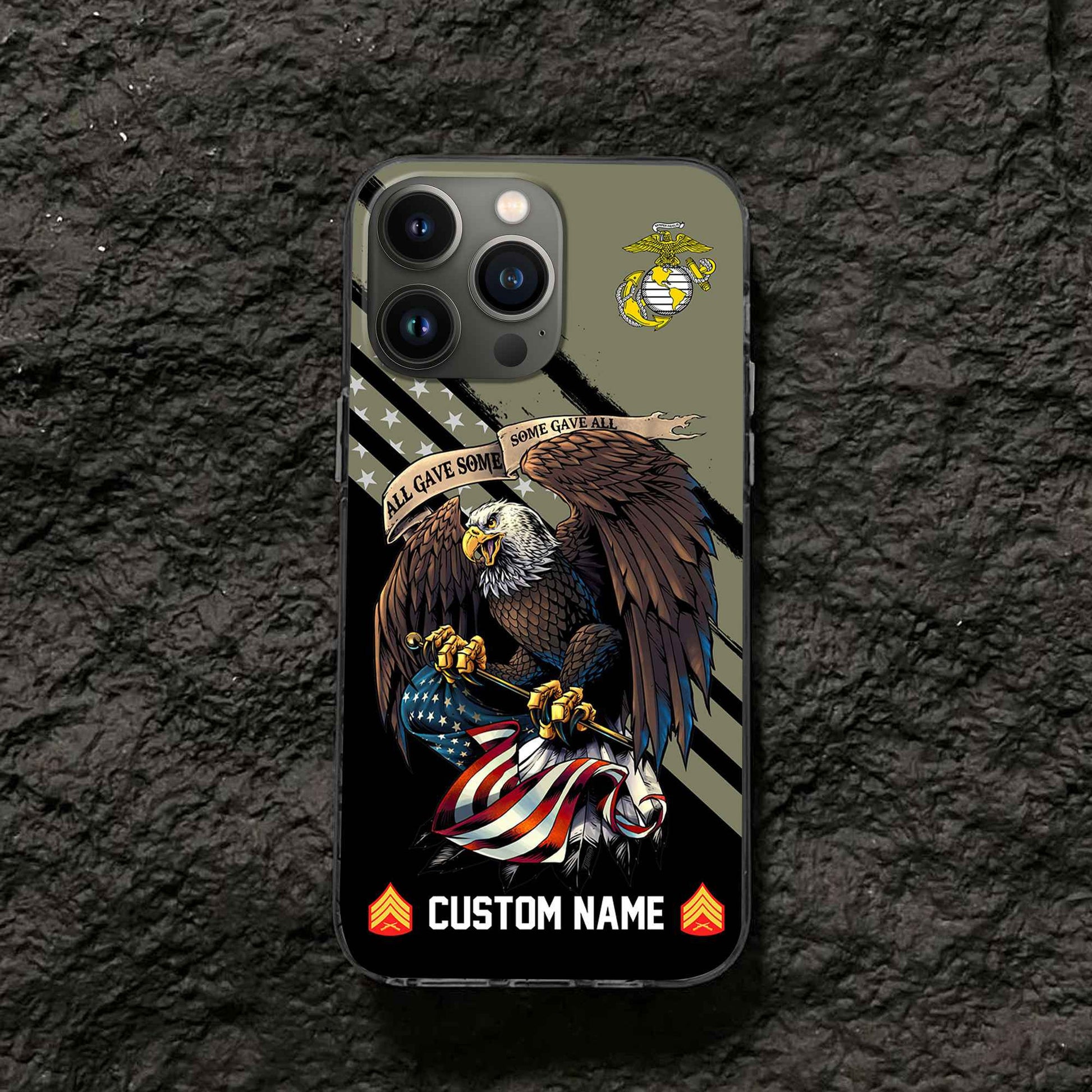 Premium Custom USMC Phone Case VPVC502311, Gifts For Marine Veteran, Best Gifts On Father's Day, Armed Forces Day, Independence Day, Veterans Day.