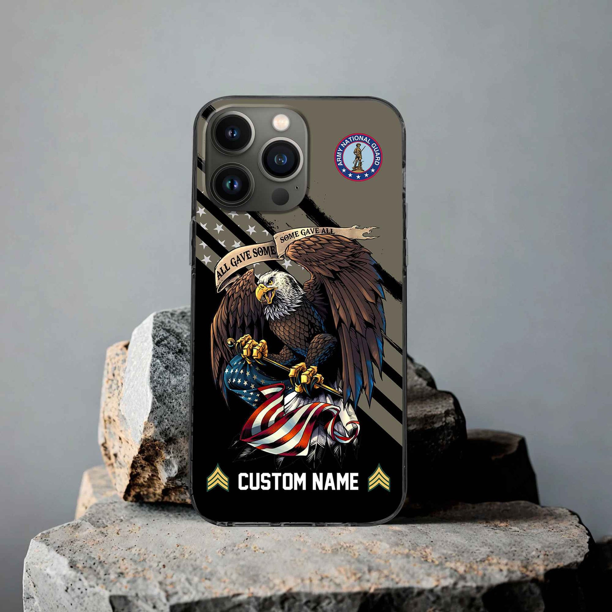 Premium Custom US Army National Guard Phone Case VPVC502308, Gifts For Army National Guard Veteran, Best Gifts On Father's Day, Armed Forces Day, Independence Day, Veterans Day.