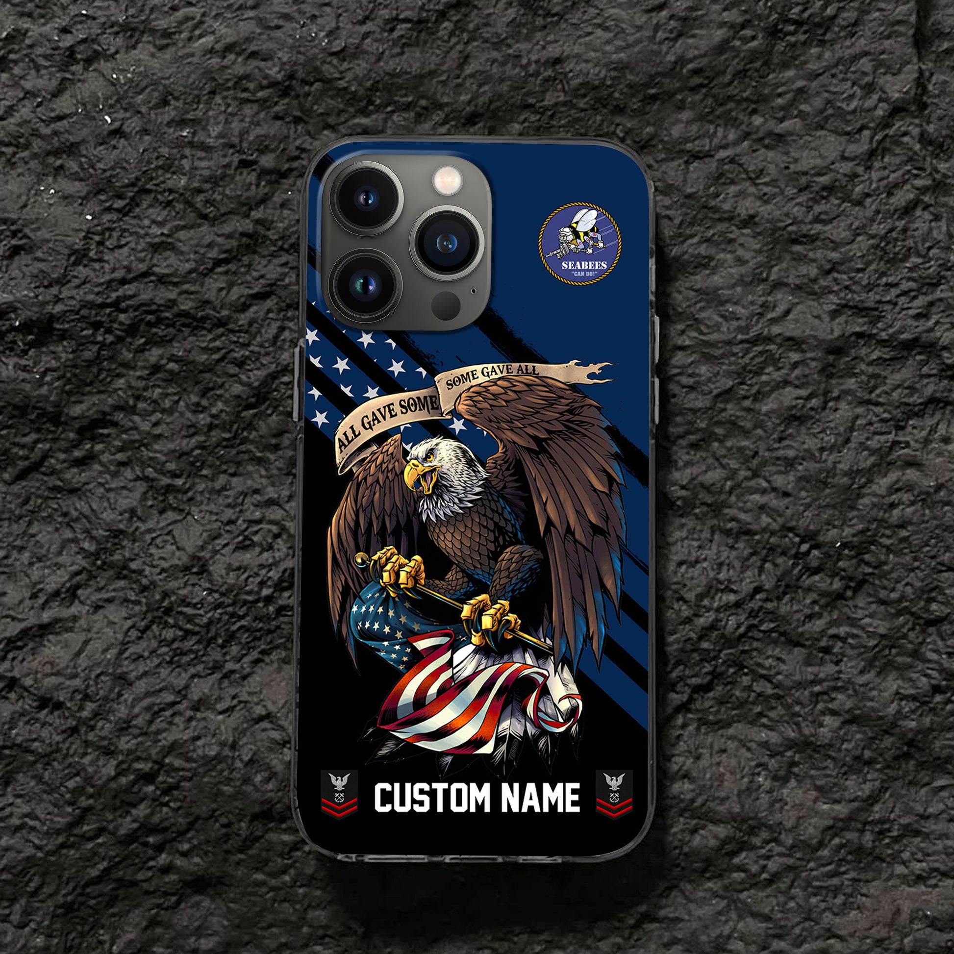 Premium Custom US Seabees Phone Case VPVC502309, Gifts For Seabees Veteran, Best Gifts On Father's Day, Armed Forces Day, Independence Day, Veterans Day.