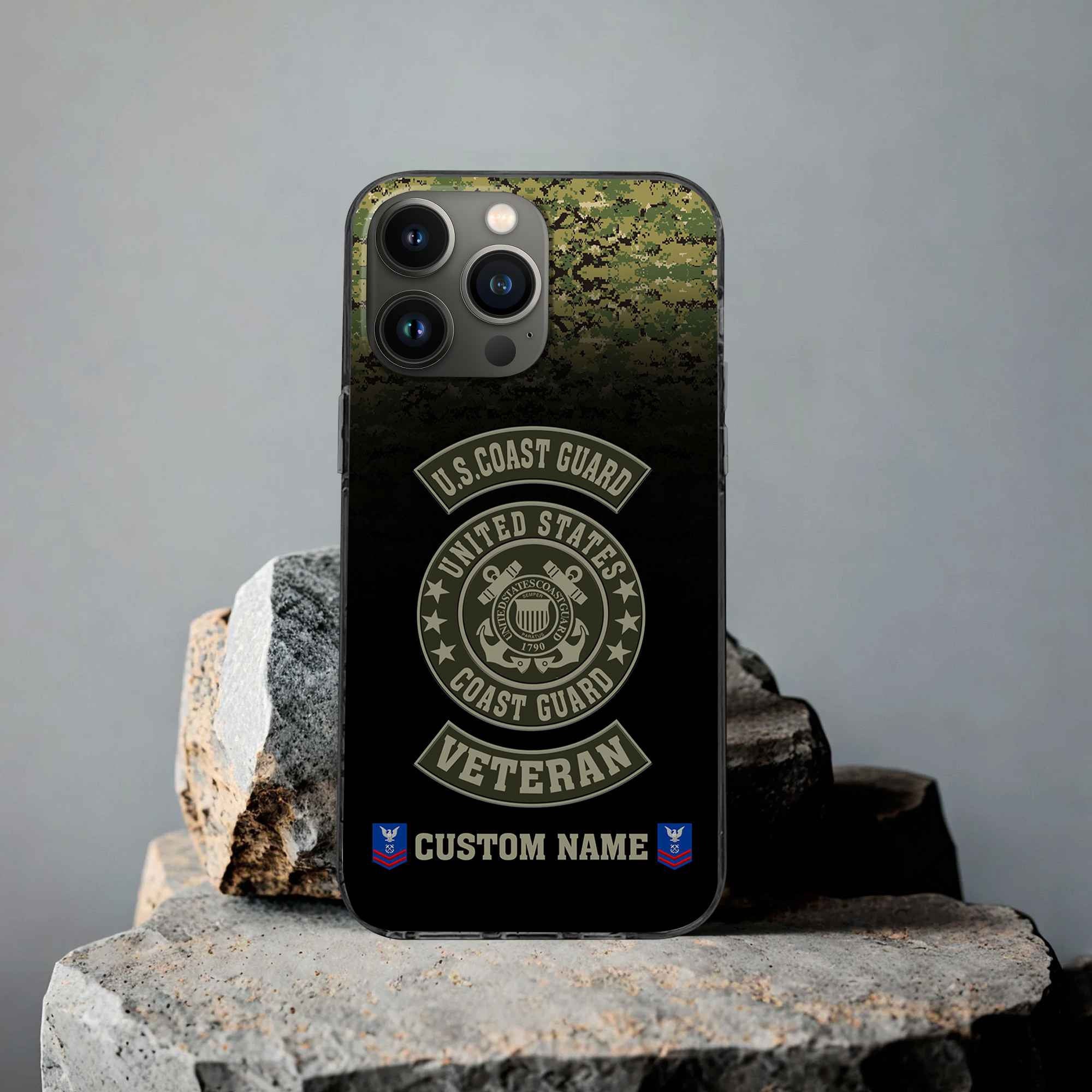USCG Custom Phone Case VPVC502405, Gifts For Coast Guard Veteran, Best Gifts On Father's Day, Armed Forces Day, Independence Day, Veterans Day.