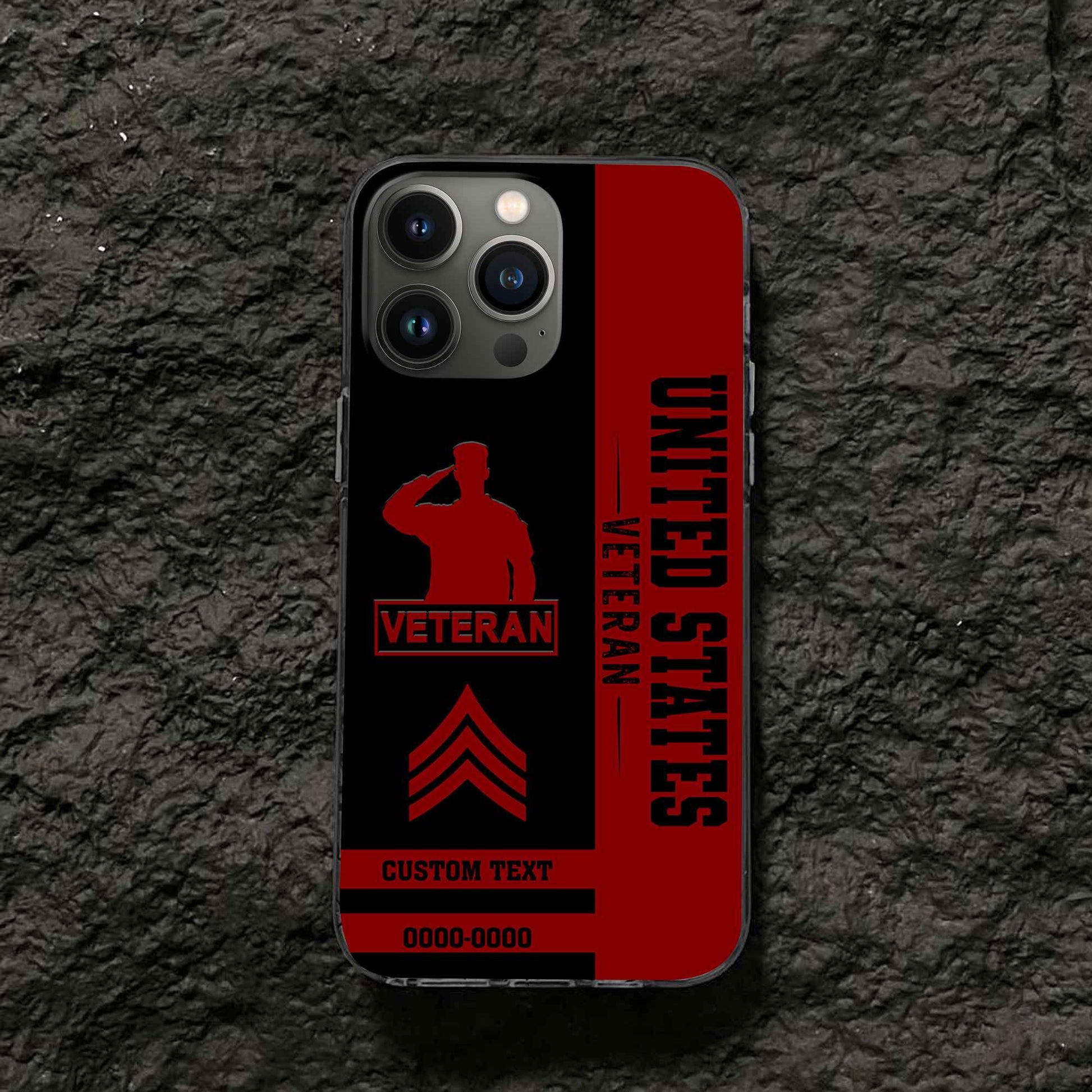 Premium US Veteran Phone Case VPVC502507, Custom Name, Rank, Year, Gifts For US Veteran, Best Gifts On Father's Day, Armed Forces Day, Independence Day, Veterans Day.