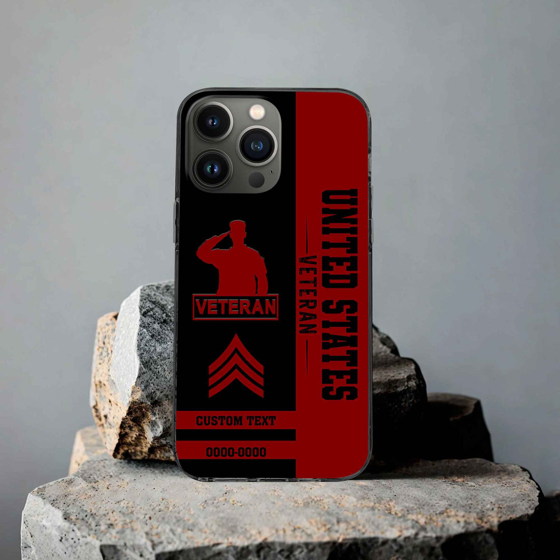 Premium US Veteran Phone Case VPVC502507, Custom Name, Rank, Year, Gifts For US Veteran, Best Gifts On Father's Day, Armed Forces Day, Independence Day, Veterans Day.