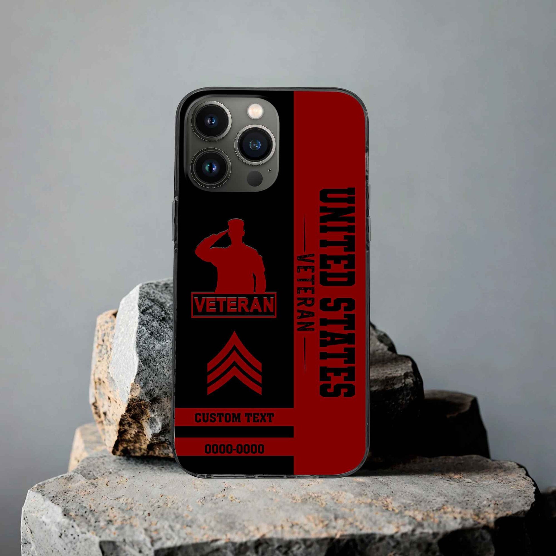 Premium US Veteran Phone Case VPVC502507, Custom Name, Rank, Year, Gifts For US Veteran, Best Gifts On Father's Day, Armed Forces Day, Independence Day, Veterans Day.