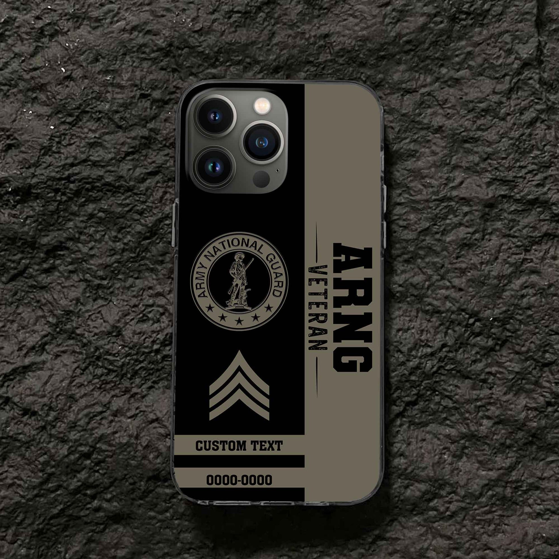 Premium US Army National Guard Phone Case VPVC502508, Custom Name, Rank, Year, Gifts For Army National Guard Veteran, Best Gifts On Father's Day, Armed Forces Day, Independence Day, Veterans Day.