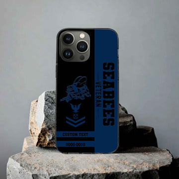 Premium US Seabees Phone Case VPVC502509, Custom Name, Rank, Year, Gifts For US Seabees, Best Gifts On Father's Day, Armed Forces Day, Independence Day, Veterans Day.