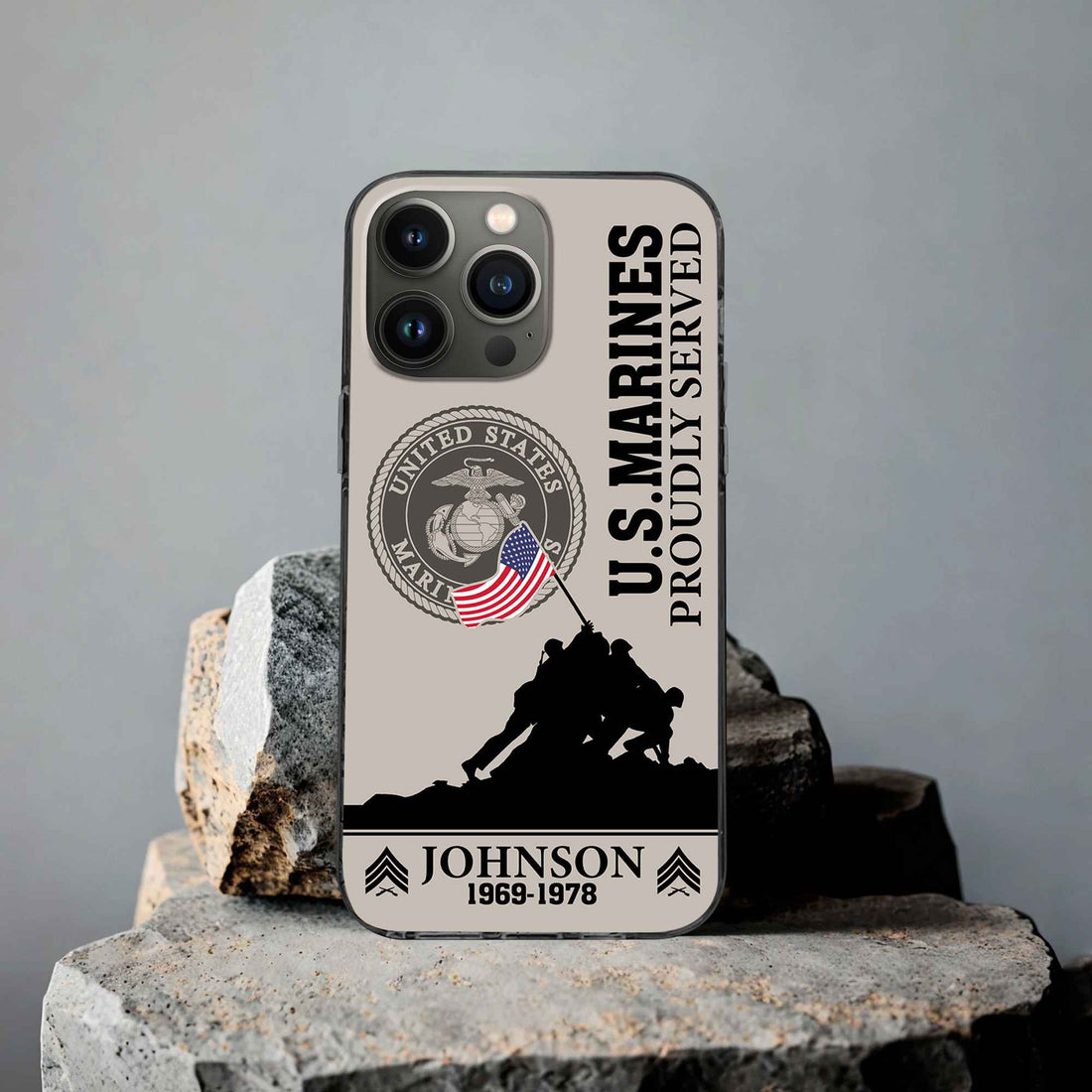 Premium Custom USMC Phone Case VPVC502603, Gifts For Marine Veteran, Gifts For Dad, For Husband, Best Gifts On Father's Day, Armed Forces Day, Independence Day, Veterans Day.