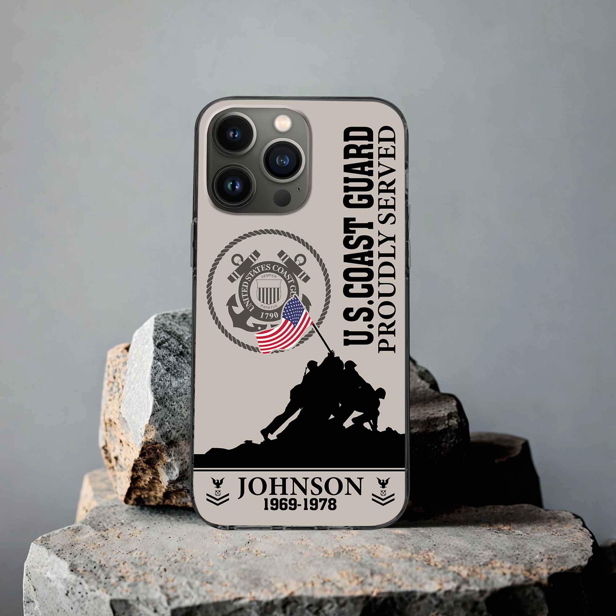 Premium Custom USCG Phone Case VPVC502605, Gifts For Coast Guard Veteran, Gifts For Dad, For Husband, Best Gifts On Father's Day, Armed Forces Day, Independence Day, Veterans Day.