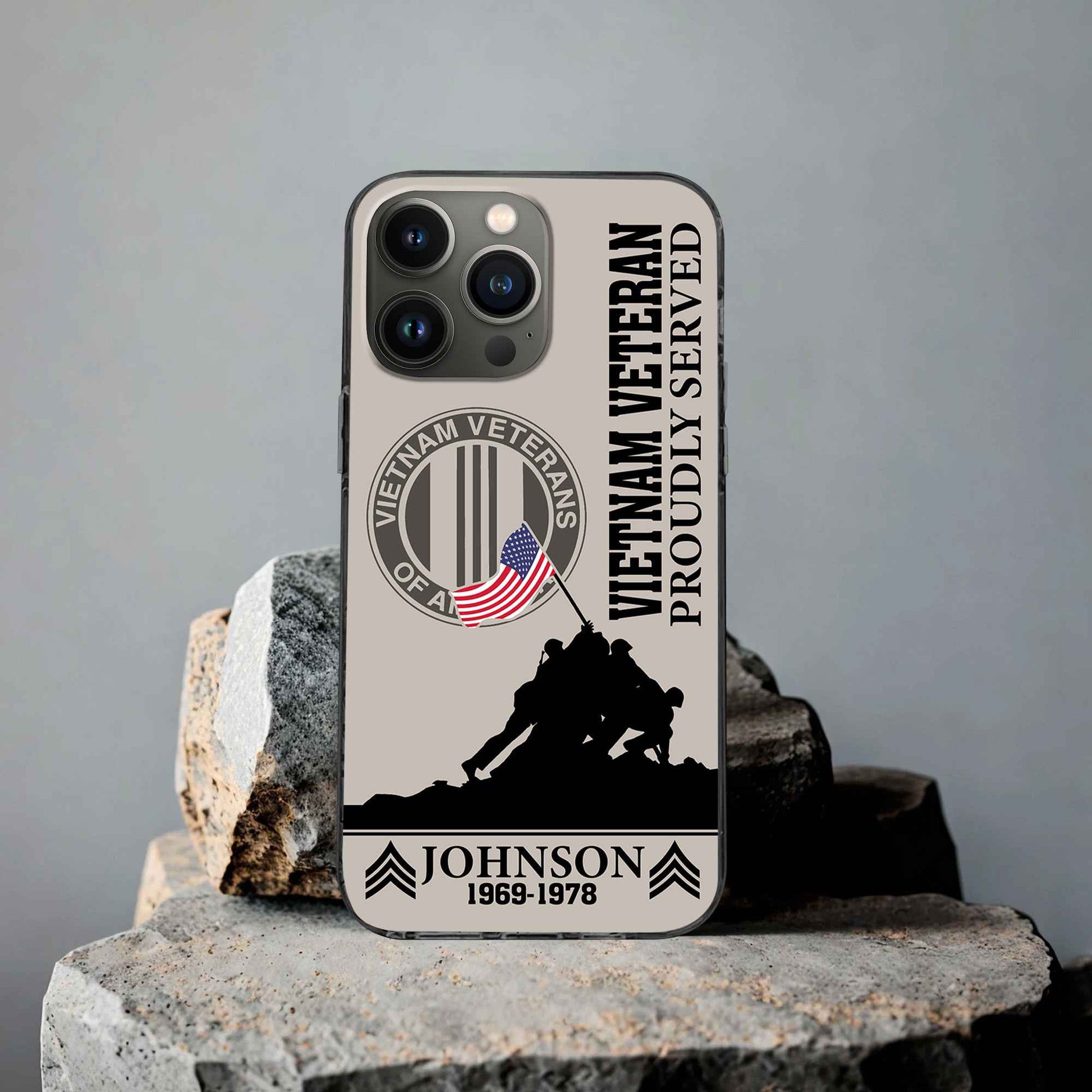 Premium Custom Vietnam Veteran Phone Case VPVC502606, Gifts For Vietnam Veteran, Gifts For Dad, For Husband, Best Gifts On Father's Day, Armed Forces Day, Independence Day, Veterans Day.