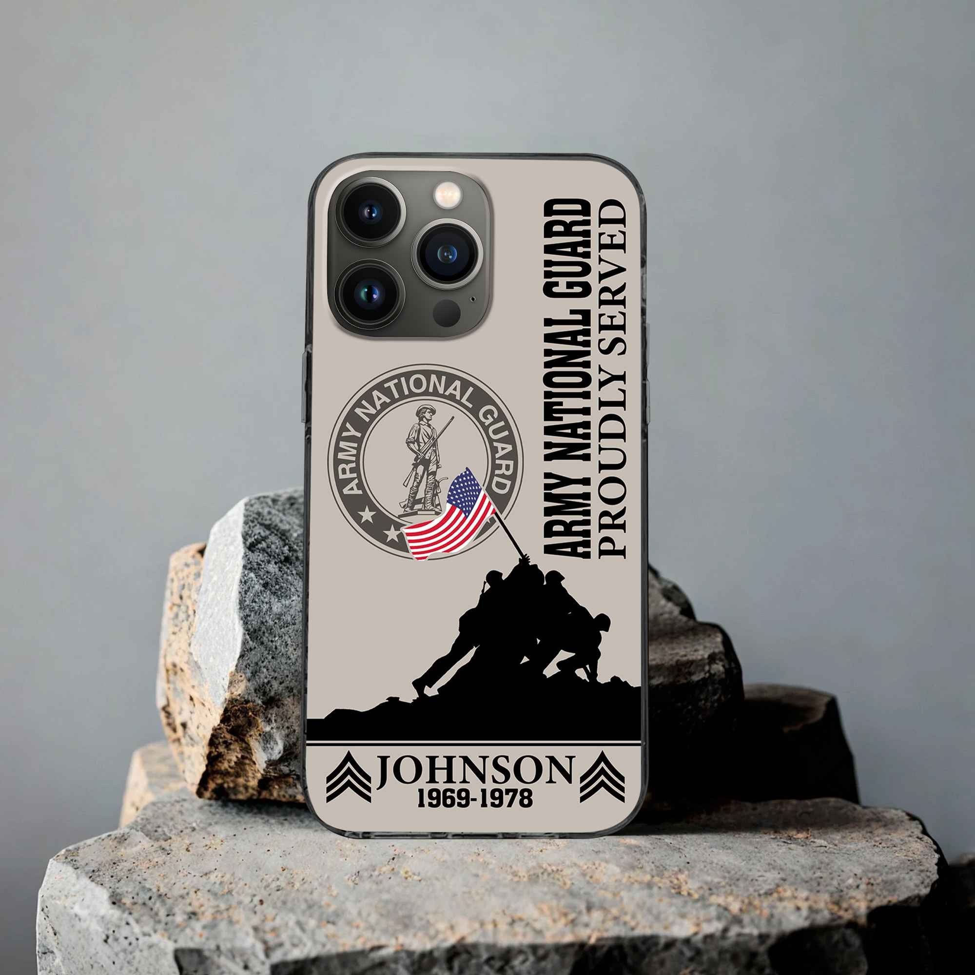 Premium Custom US Army National Guard Phone Case VPVC502608, Gifts For Army National Guard Veteran, Gifts For Dad, For Husband, Best Gifts On Father's Day, Armed Forces Day, Independence Day, Veterans Day.