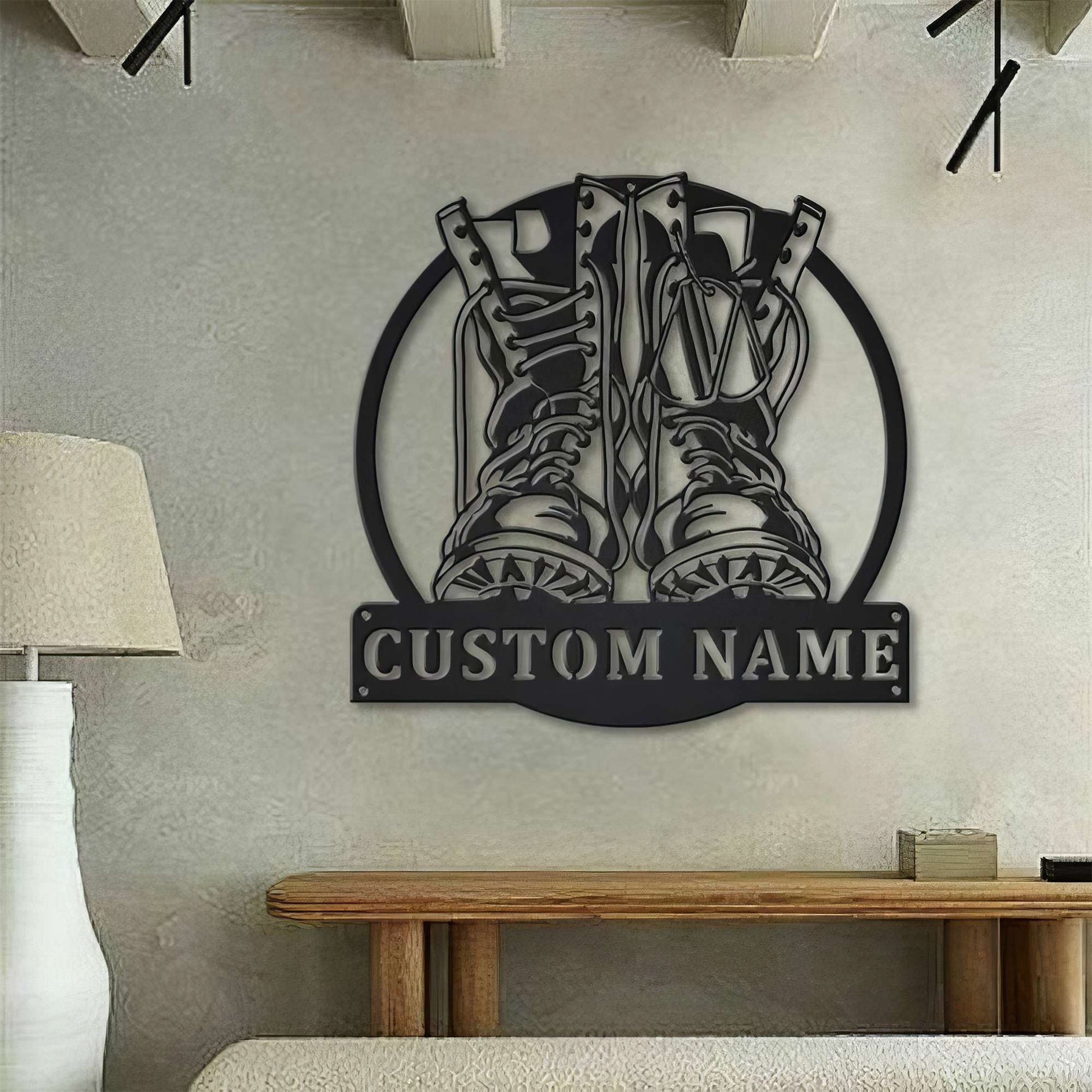 Premium Custom US Veteran Metal Signs VPVC901118, Gifts For US Veteran