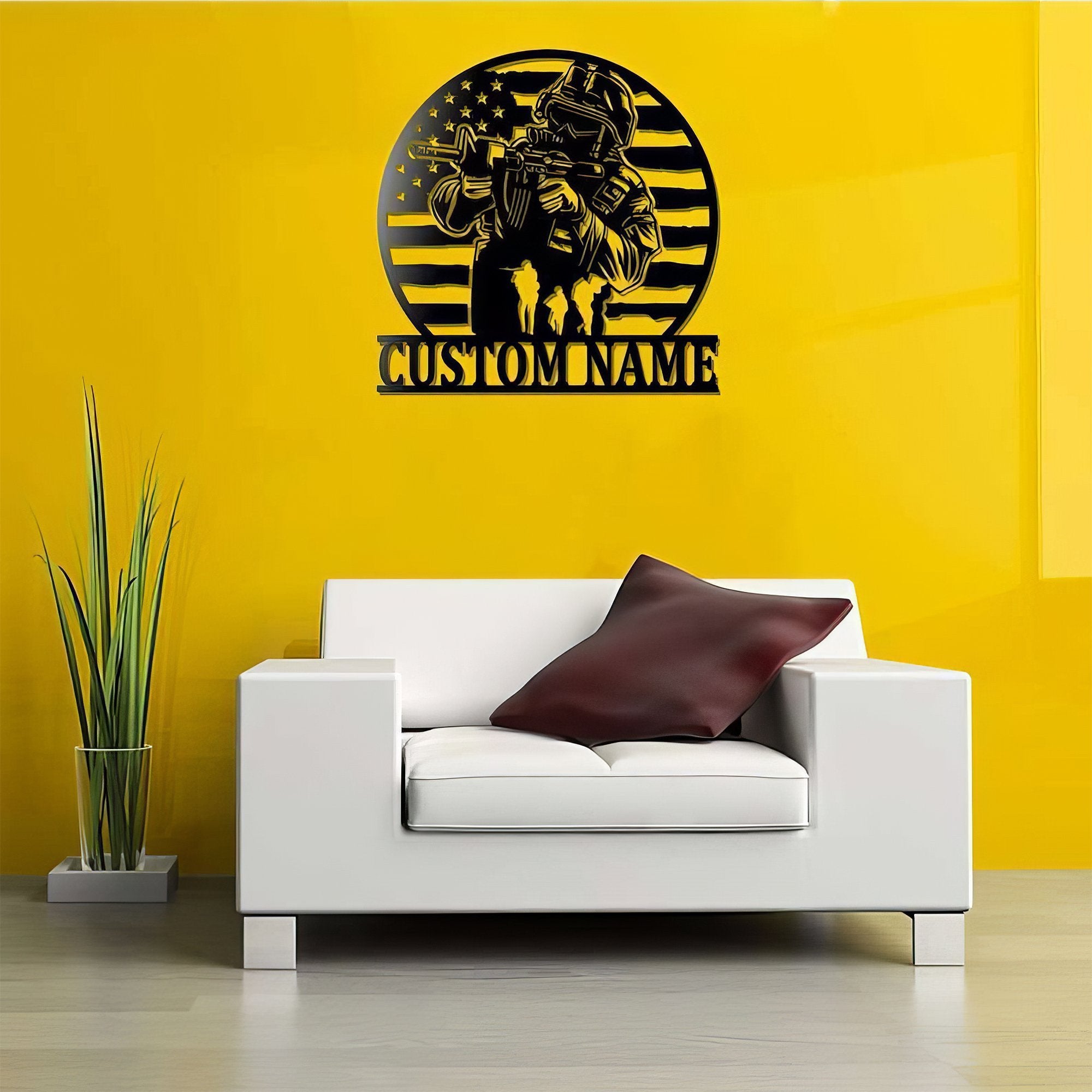 Premium Custom US Veteran Metal Signs VPVC901134, Gifts For Veteran, Us Military Veteran Sign Independence Day Military Veteran Day Patriotic Decor Gift