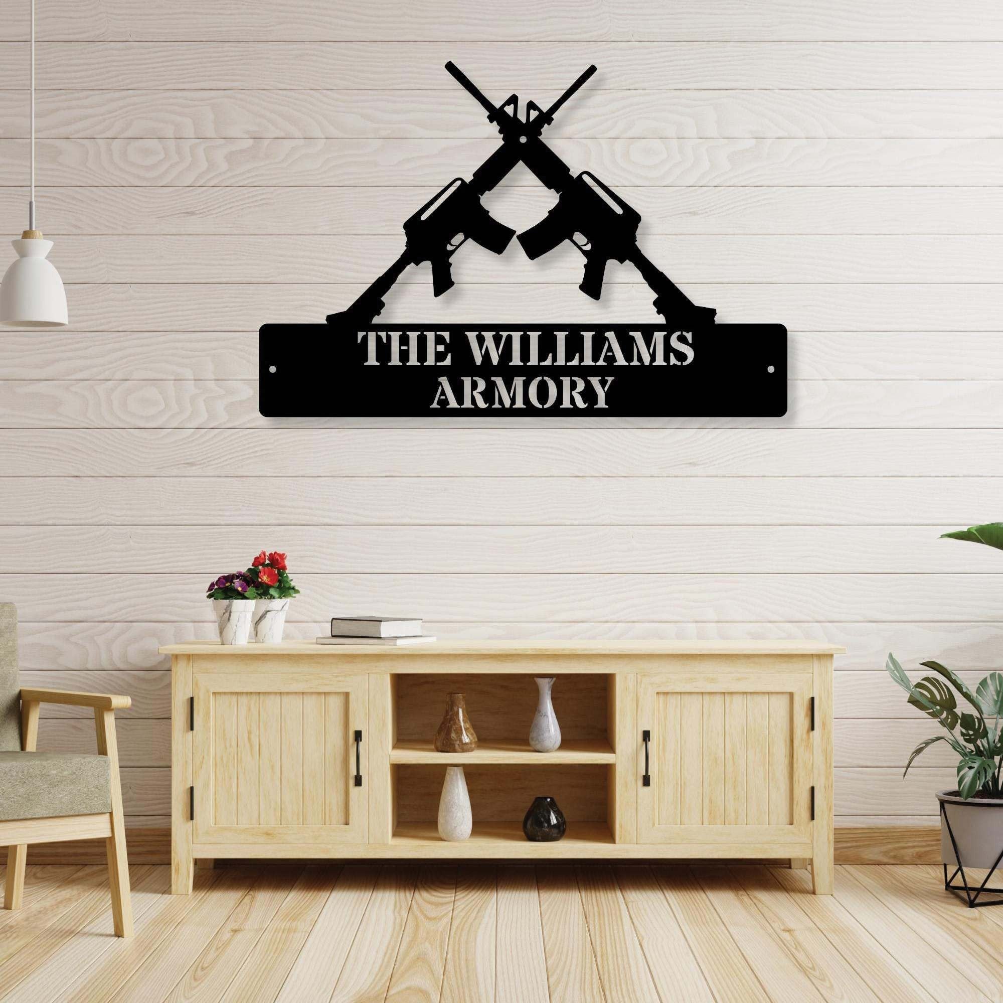 Premium Custom US Veteran Metal Signs VPVC901180, Gifts For US Veteran, Man Cave Decor, Metal Wall Decor, Custom Armory Wall Art, Veteran Gift, Papa Gifts