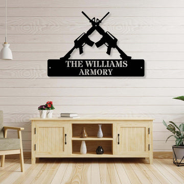 Premium Custom US Veteran Metal Signs VPVC901180, Gifts For US Veteran, Man Cave Decor, Metal Wall Decor, Custom Armory Wall Art, Veteran Gift, Papa Gifts