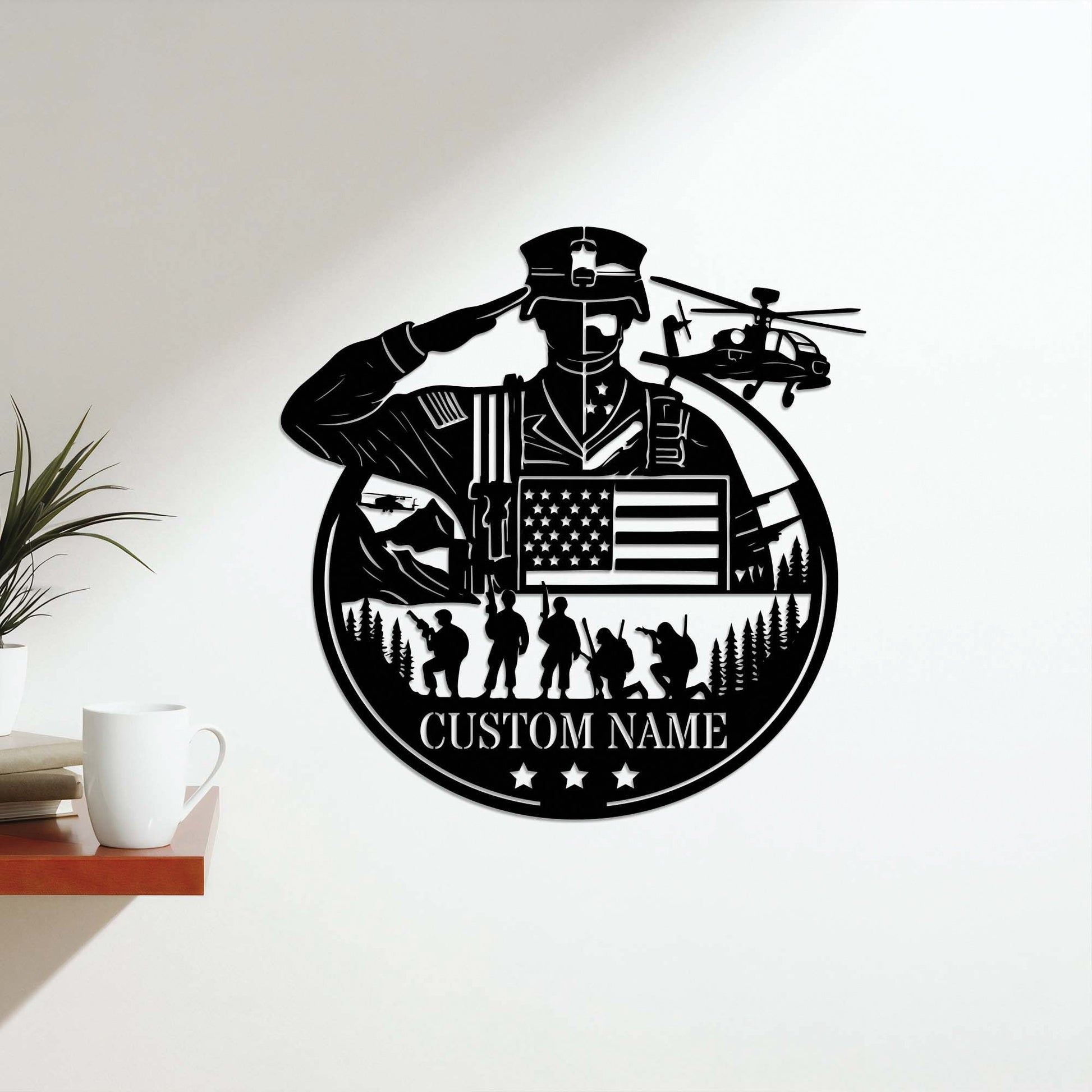 Premium Custom US Metal Signs VPVC901191, Gifts For US Veteran, Memorial Day Decor, Veterans Day Gift, Military Gift, Dad Gifts