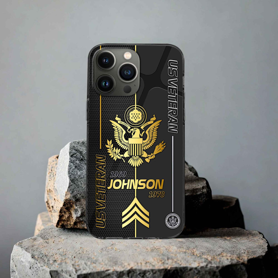 Unique Custom Name, Rank, Year US Army Phone Case VPVC502701, Gifts For Army Veteran, Gifts For Dad, For Husband, Best Gifts On Father's Day, Independence Day, Veterans Day.