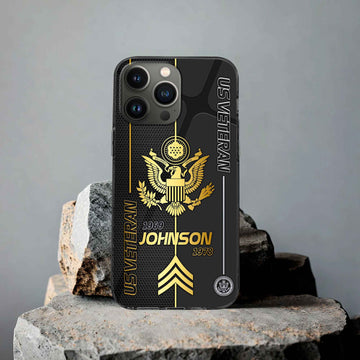 Unique Custom Name, Rank, Year US Army Phone Case VPVC502701, Gifts For Army Veteran, Gifts For Dad, For Husband, Best Gifts On Father's Day, Independence Day, Veterans Day.