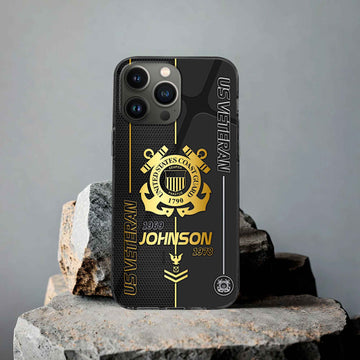 Unique Custom Name, Rank, Year USCG Phone Case VPVC502705, Gifts For Coast Guard Veteran, Gifts For Dad, For Husband, Best Gifts On Father's Day, Independence Day, Veterans Day.