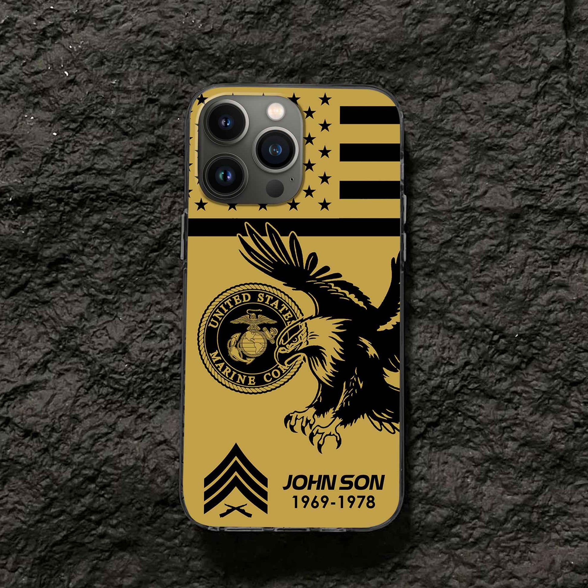 Premium Custom USMC Phone Case VPVC502803, Gifts For Marine Veteran, Best Gifts On Father's Day, Armed Forces Day, Independence Day, Veterans Day.