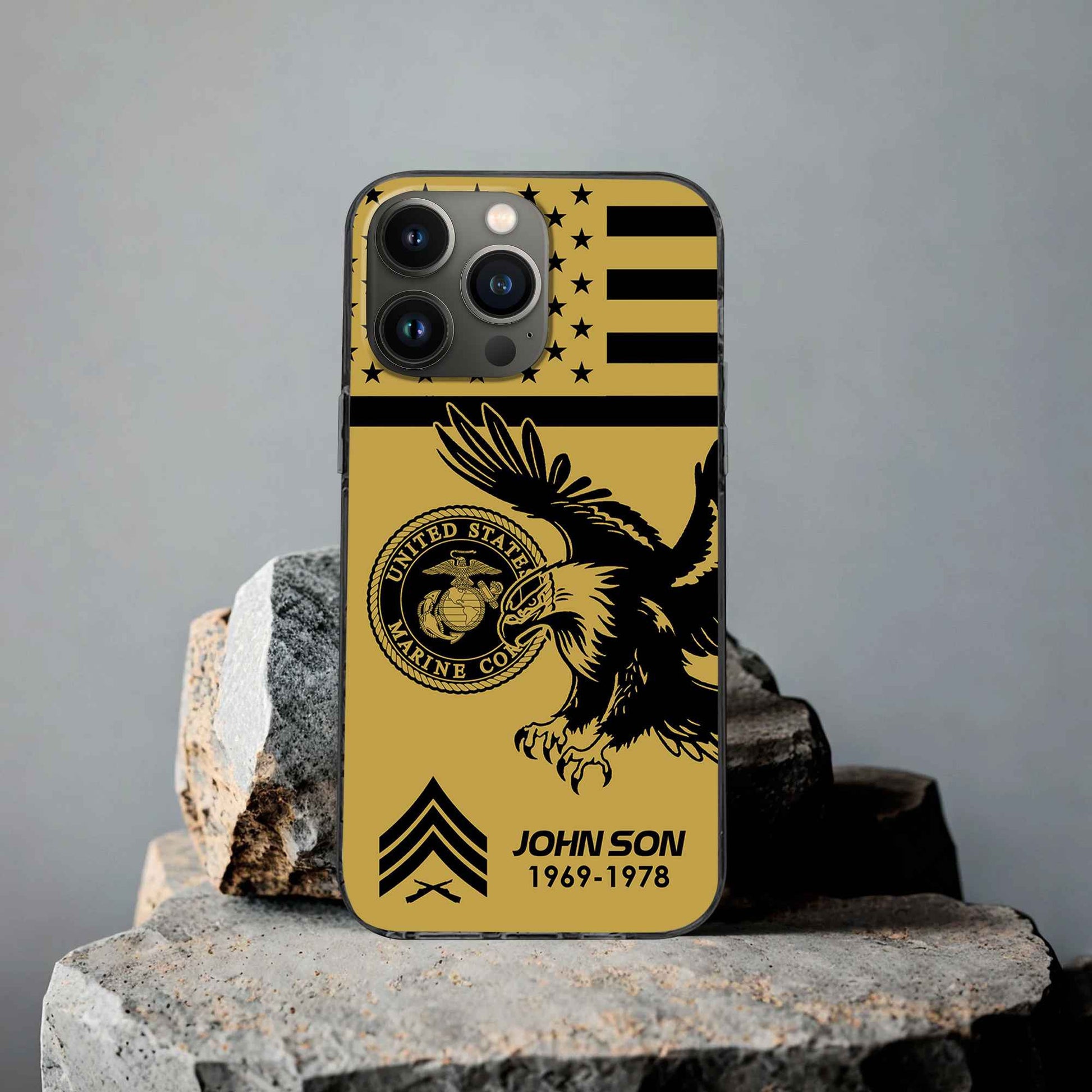 Premium Custom USMC Phone Case VPVC502803, Gifts For Marine Veteran, Best Gifts On Father's Day, Armed Forces Day, Independence Day, Veterans Day.