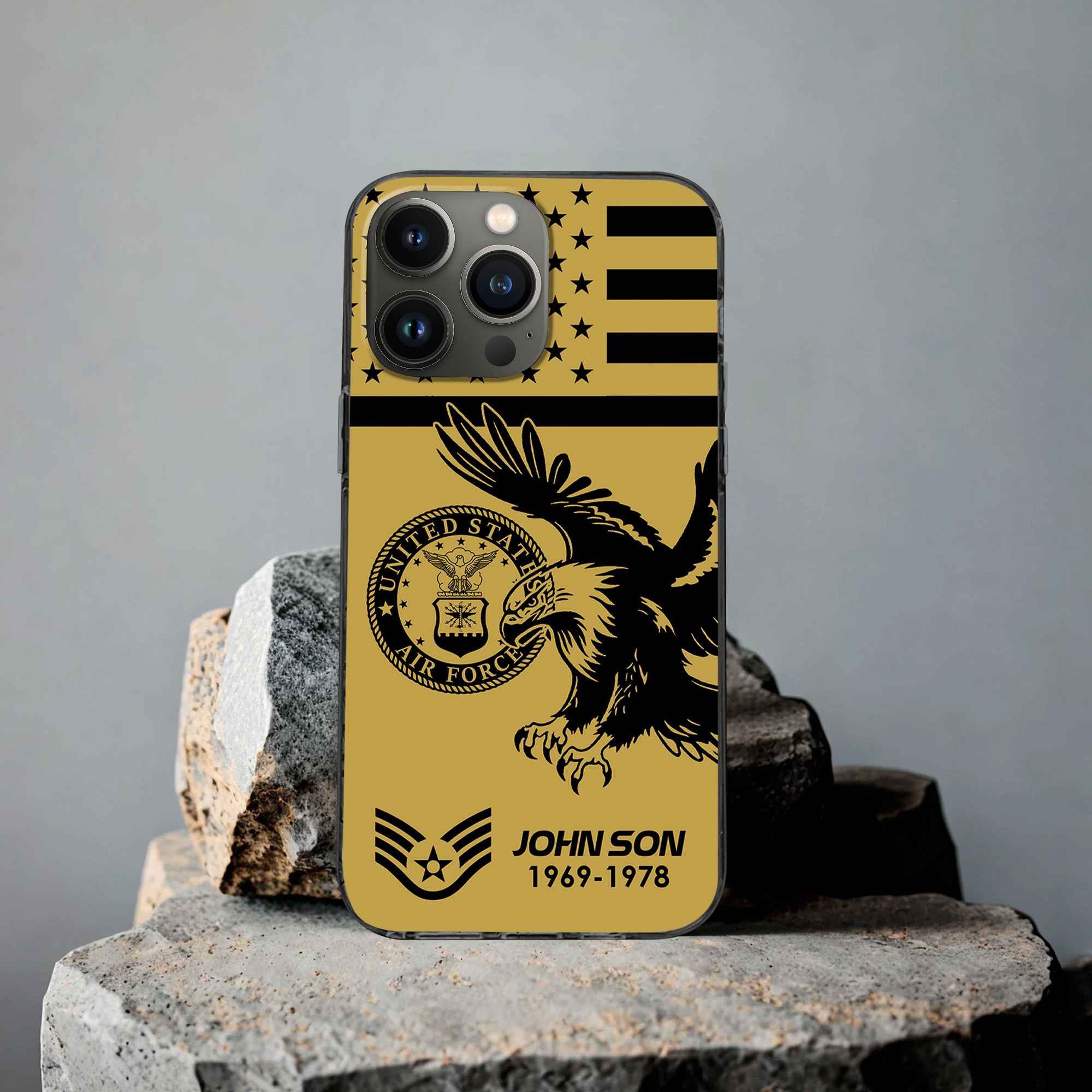 Premium Custom USAF Phone Case VPVC502804, Gifts For Air Force Veteran, Best Gifts On Father's Day, Armed Forces Day, Independence Day, Veterans Day.