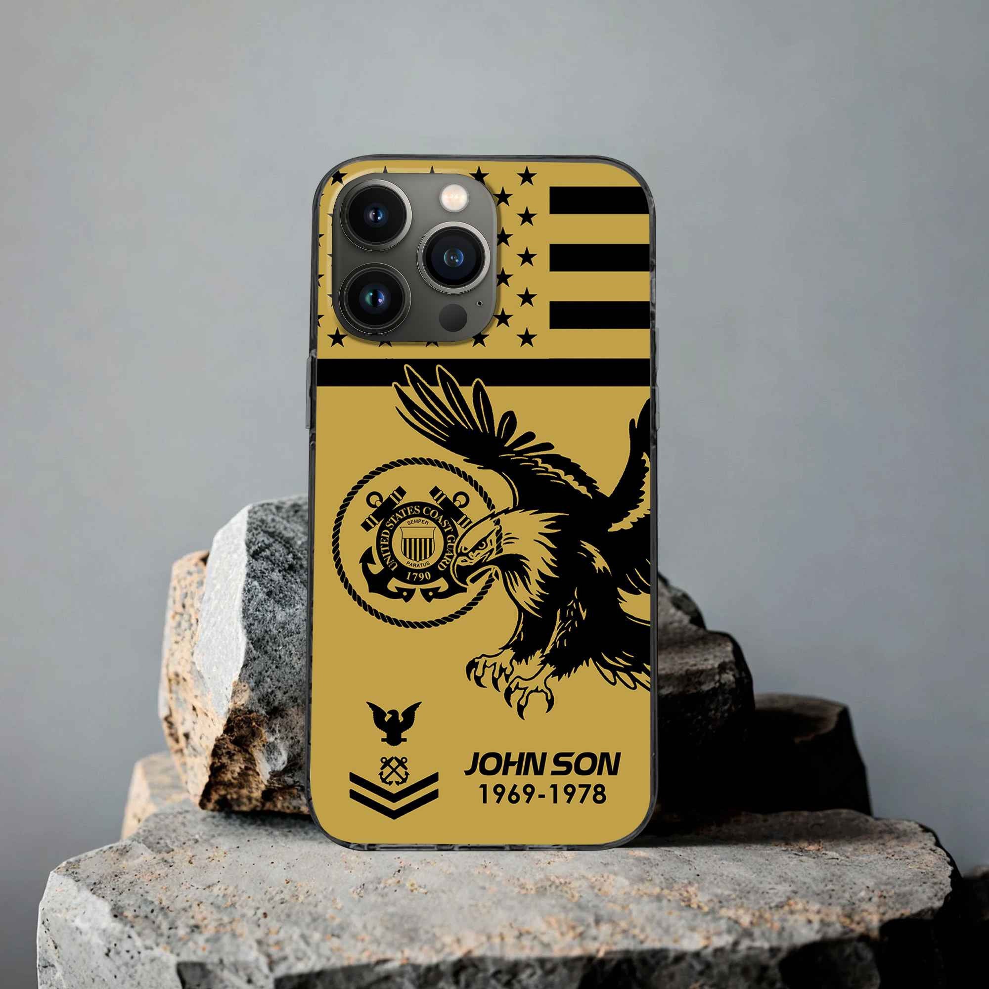 Premium Custom USCG Phone Case VPVC502805, Gifts For Coast Guard Veteran, Best Gifts On Father's Day, Armed Forces Day, Independence Day, Veterans Day.