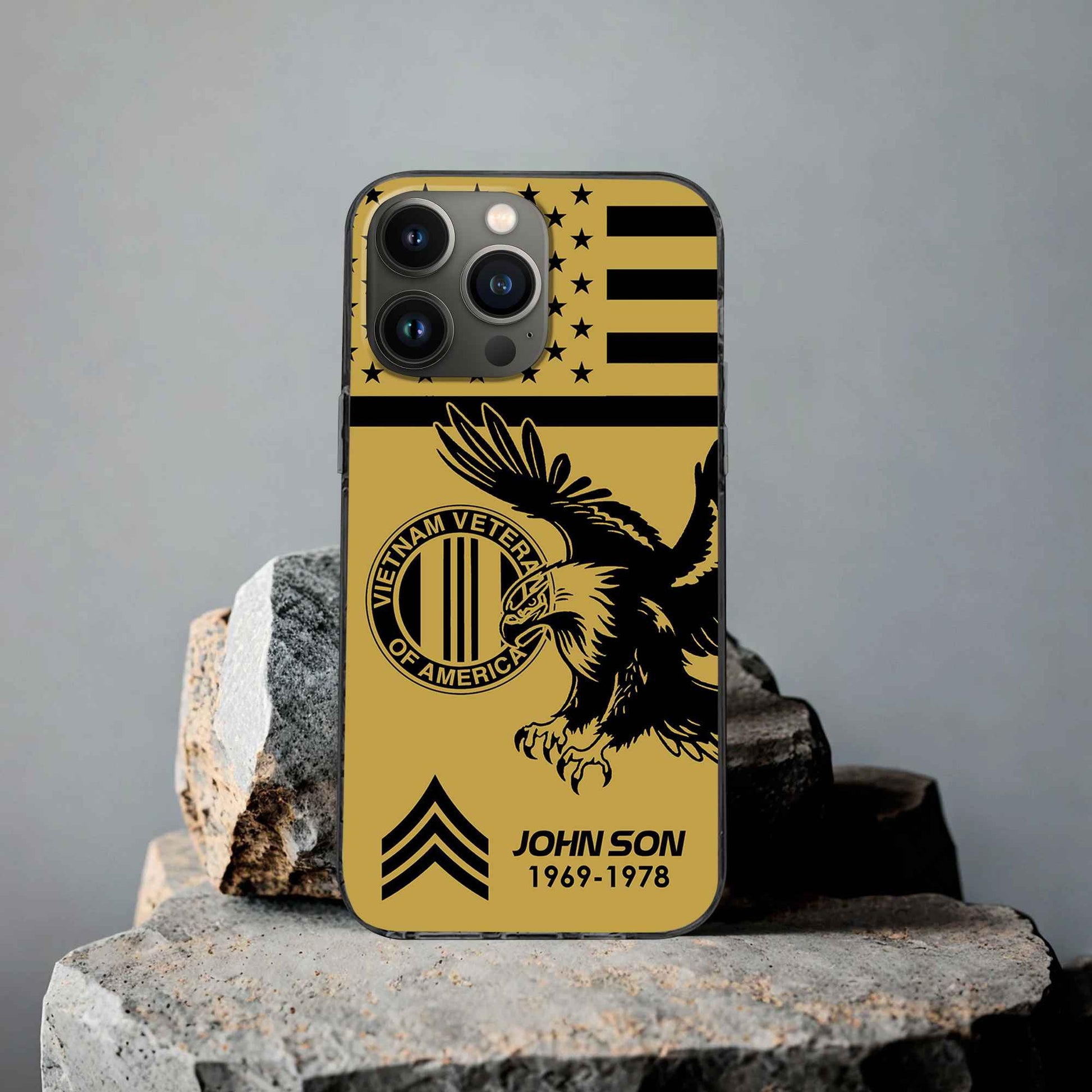 Premium Custom Vietnam Veteran Phone Case VPVC502806, Gifts For Vietnam Veteran, Best Gifts On Father's Day, Armed Forces Day, Independence Day, Veterans Day.