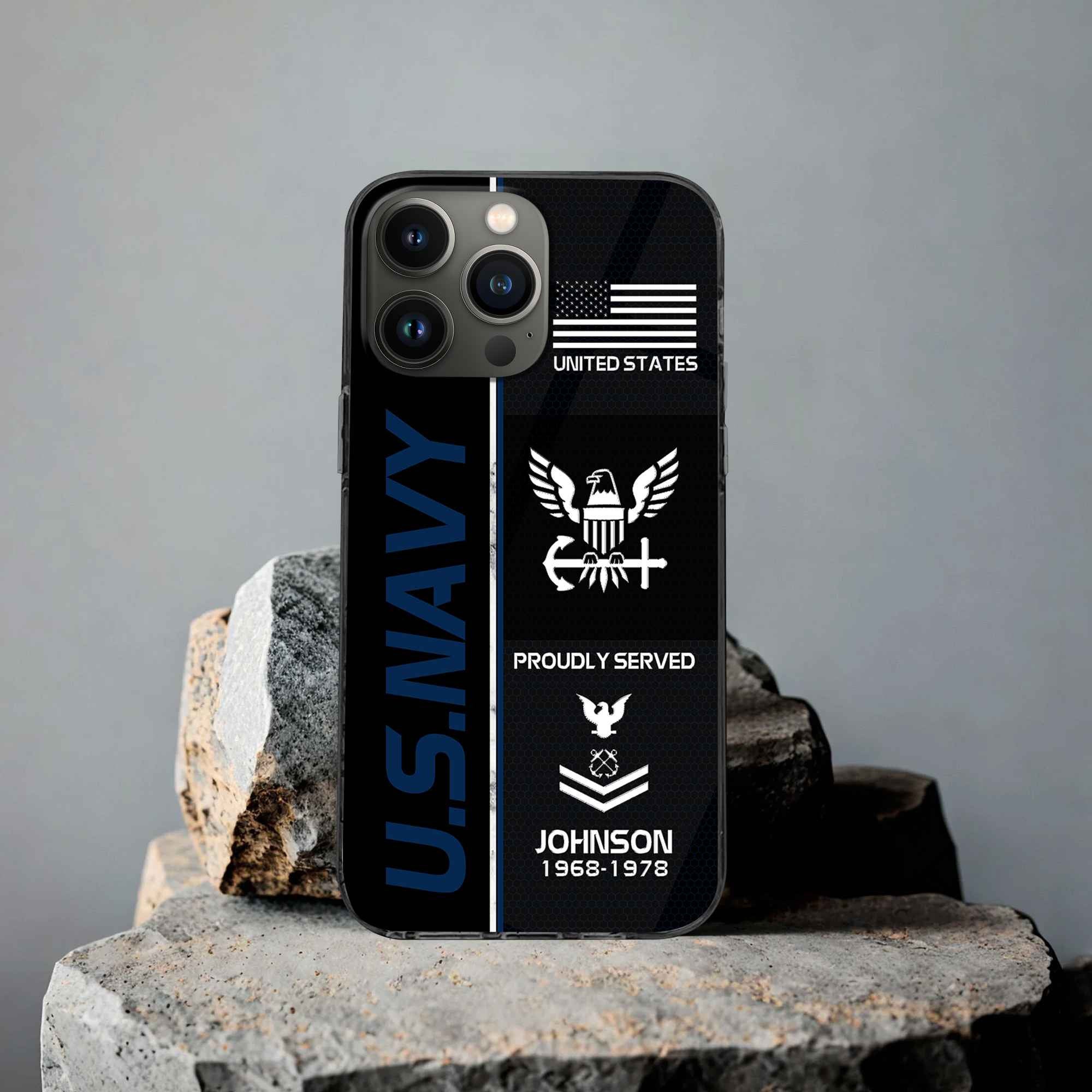 Premium Custom US Navy Phone Case VPVC503102, Gifts For Navy Veteran, Gifts For Dad, For Husband, Best Gifts On Father's Day, Armed Forces Day, Independence Day, Veterans Day.