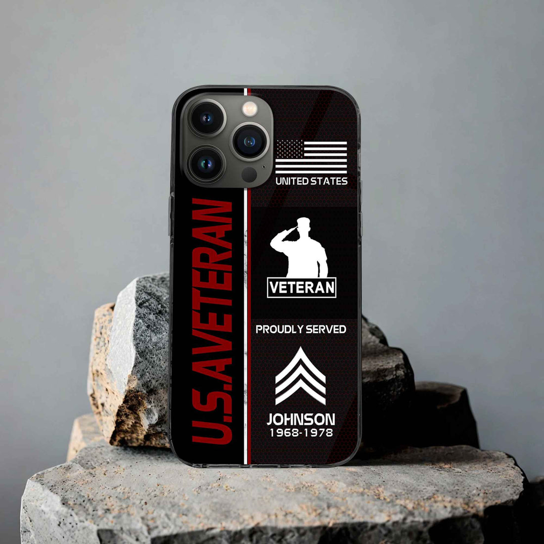 Premium Custom US Veteran Phone Case VPVC503107, Gifts For US Veteran, Gifts For Dad, For Husband, Best Gifts On Father's Day, Armed Forces Day, Independence Day, Veterans Day.