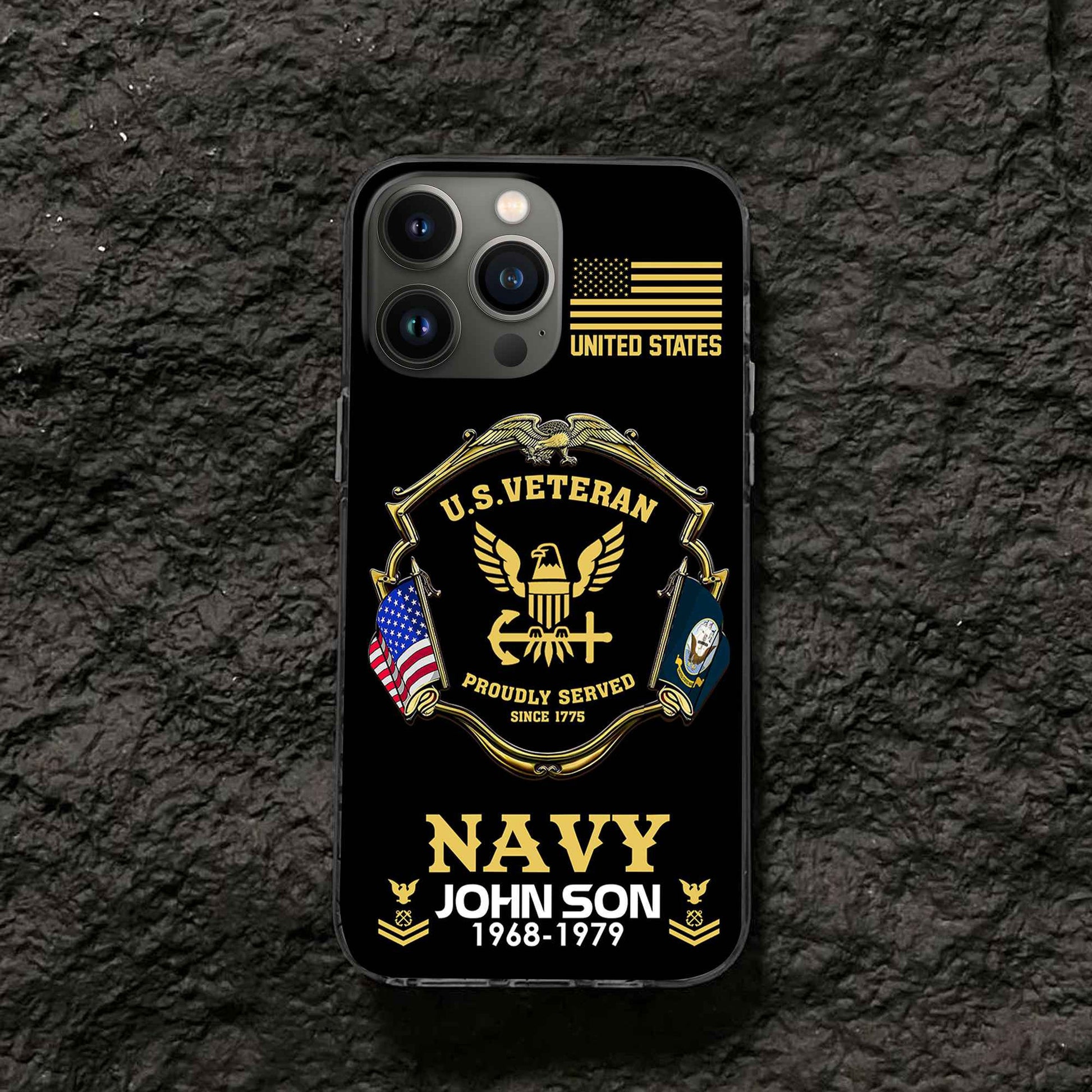 Premium Custom US Navy Phone Case VPVC503302, Gifts For Navy Veteran, Best Gifts On Father's Day, Armed Forces Day, Independence Day, Veterans Day.