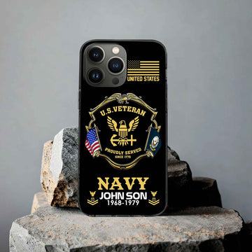 Premium Custom US Navy Phone Case VPVC503302, Gifts For Navy Veteran, Best Gifts On Father's Day, Armed Forces Day, Independence Day, Veterans Day.