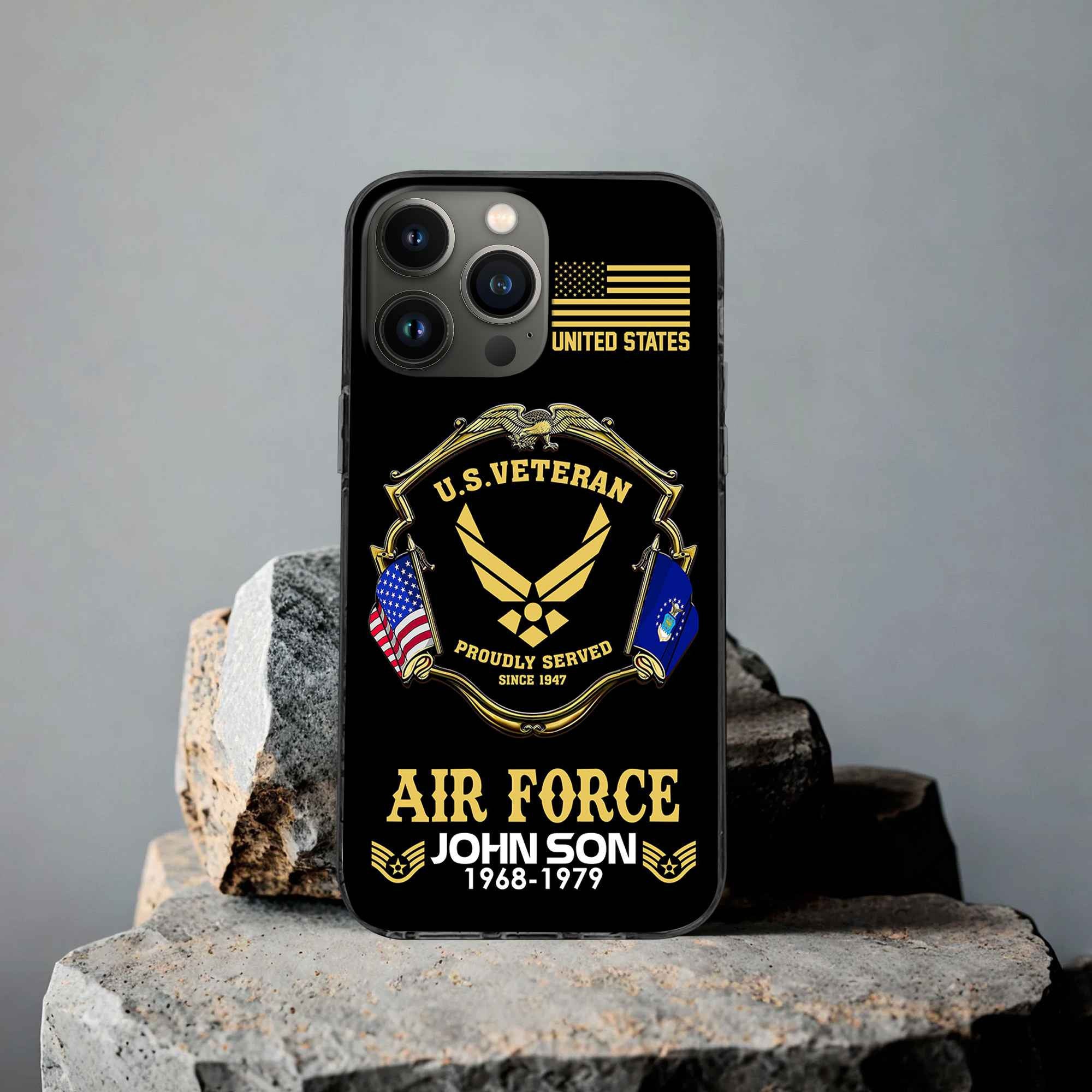 Premium Custom USAF Phone Case VPVC503304, Gifts For Air Force Veteran, Best Gifts On Father's Day, Armed Forces Day, Independence Day, Veterans Day.