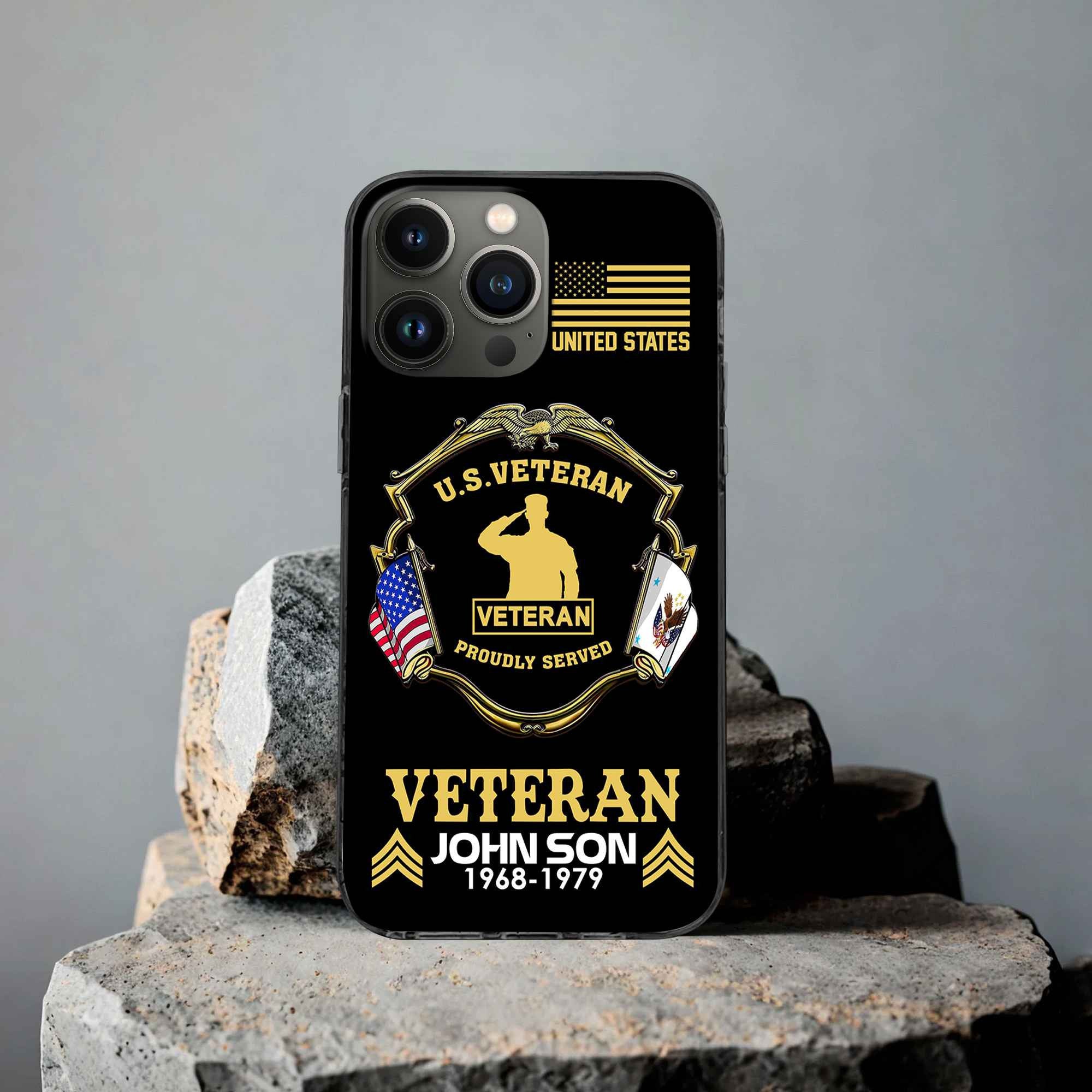 Premium Custom US Veteran Phone Case VPVC503307, Gifts For US Veteran, Best Gifts On Father's Day, Armed Forces Day, Independence Day, Veterans Day.