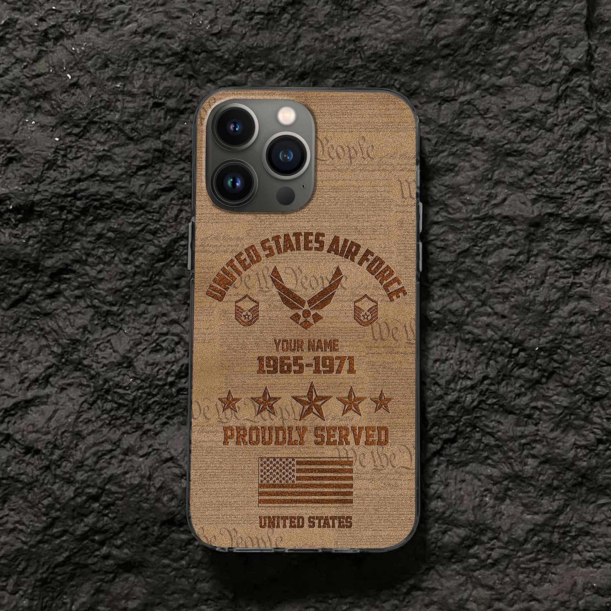 USAF Custom Phone Case VPVC503404, Gifts For Air Force Veteran, Best Gifts On Father's Day, Armed Forces Day, Independence Day, Veterans Day.