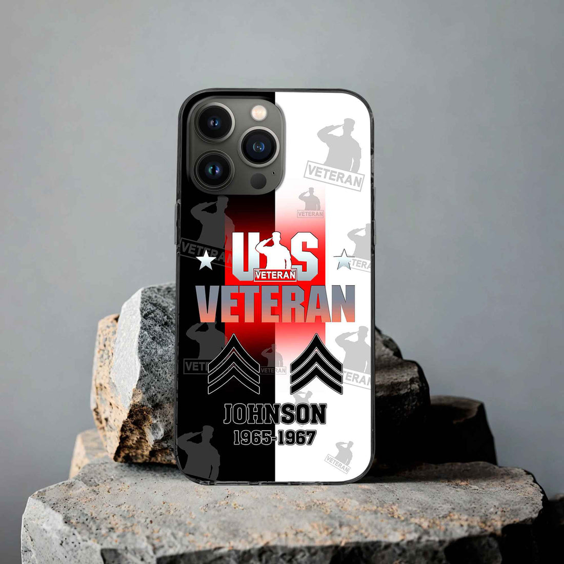 Premium US Veteran Phone Case VPVC503507, Custom Name, Rank, Year, Gifts For US Veteran, Best Gifts On Father's Day, Armed Forces Day, Independence Day, Veterans Day.