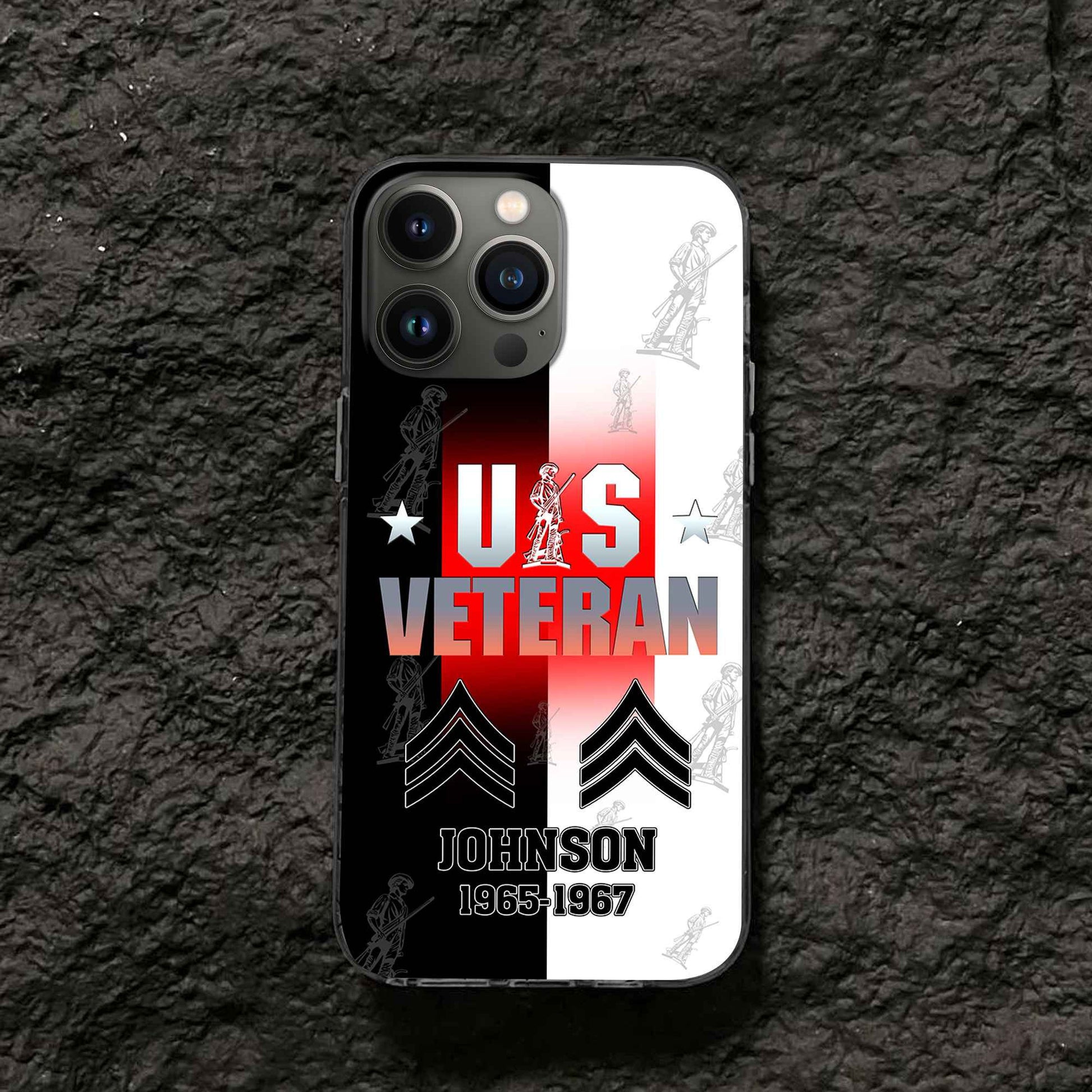 Premium US Army National Guard Phone Case VPVC503508, Custom Name, Rank, Year, Gifts For Army National Guard Veteran, Best Gifts On Father's Day, Armed Forces Day, Independence Day, Veterans Day.