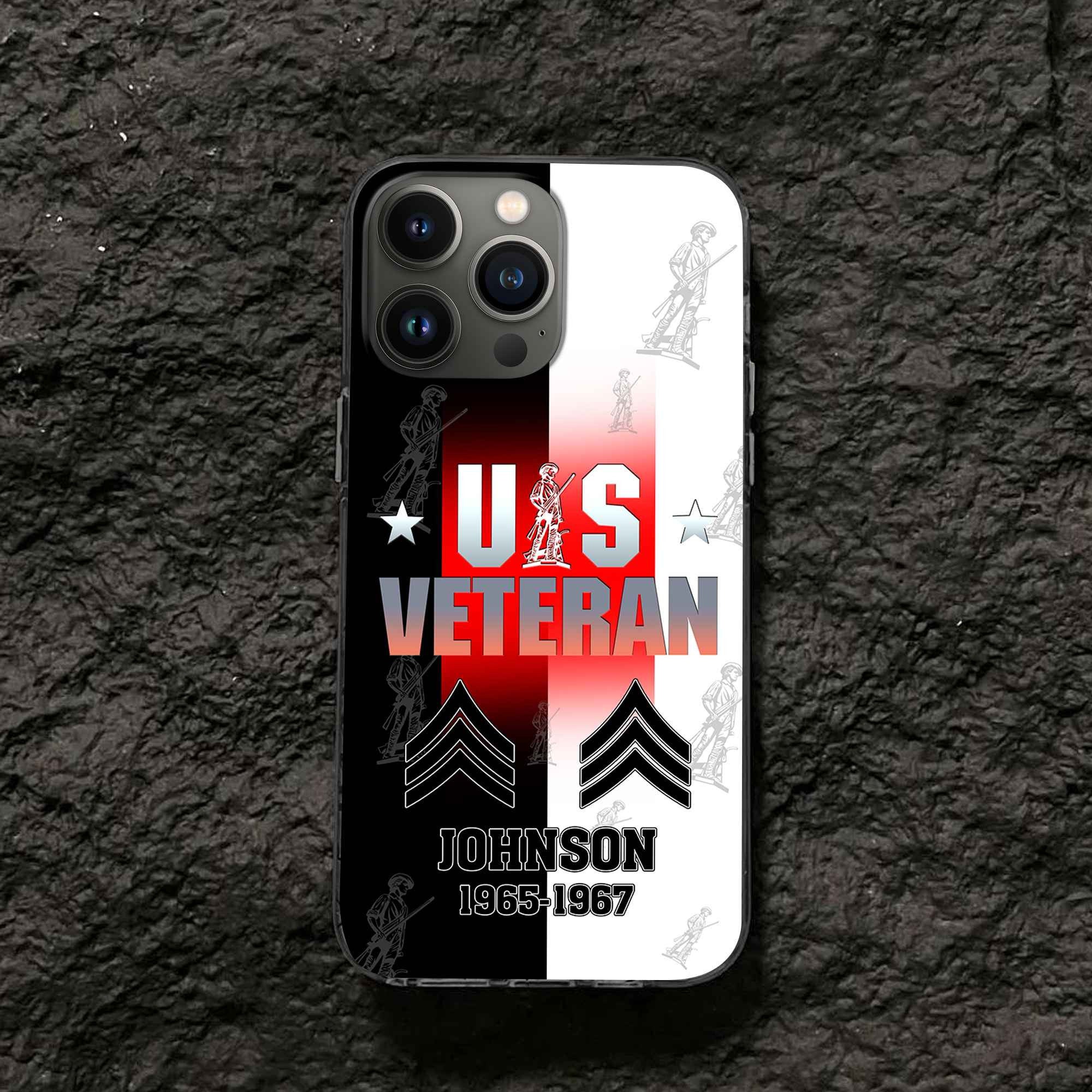 Premium US Army National Guard Phone Case VPVC503508, Custom Name, Rank, Year, Gifts For Army National Guard Veteran, Best Gifts On Father's Day, Armed Forces Day, Independence Day, Veterans Day.