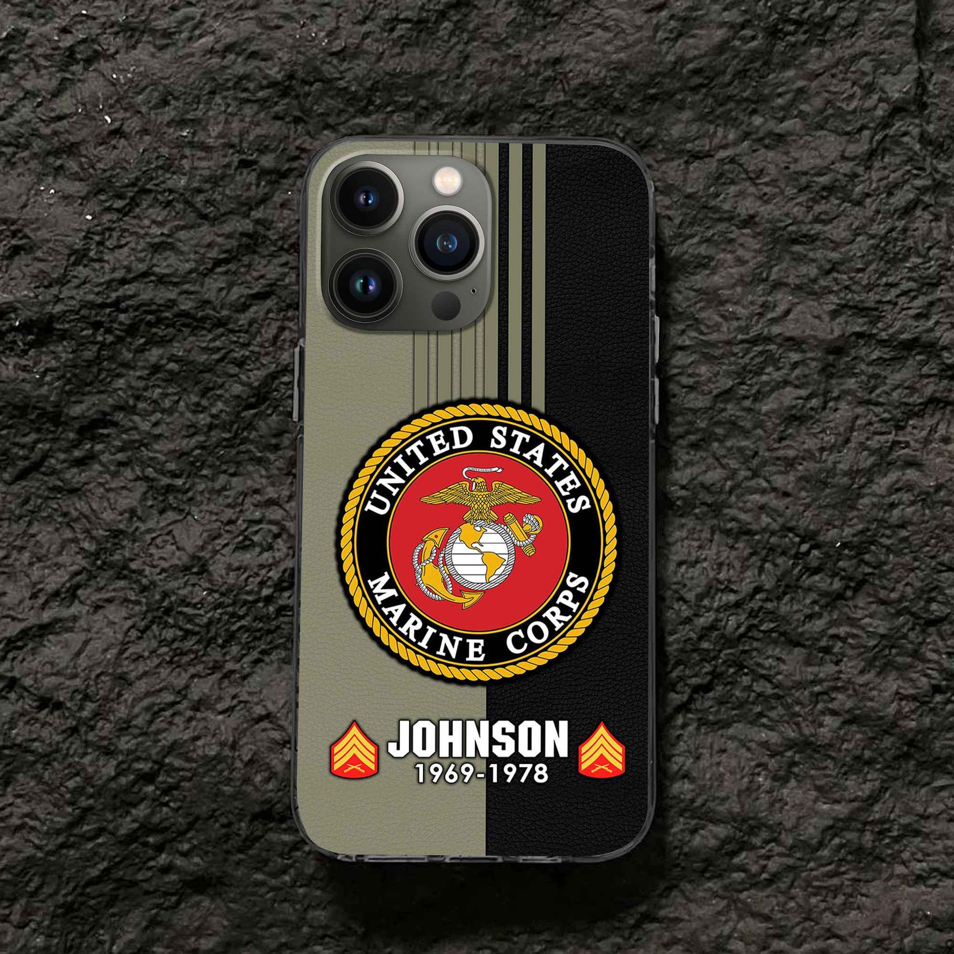 Premium Custom USMC Phone Case VPVC503611, Gifts For Marine Veteran, Gifts For Dad, For Husband, Best Gifts On Father's Day, Armed Forces Day, Independence Day, Veterans Day.