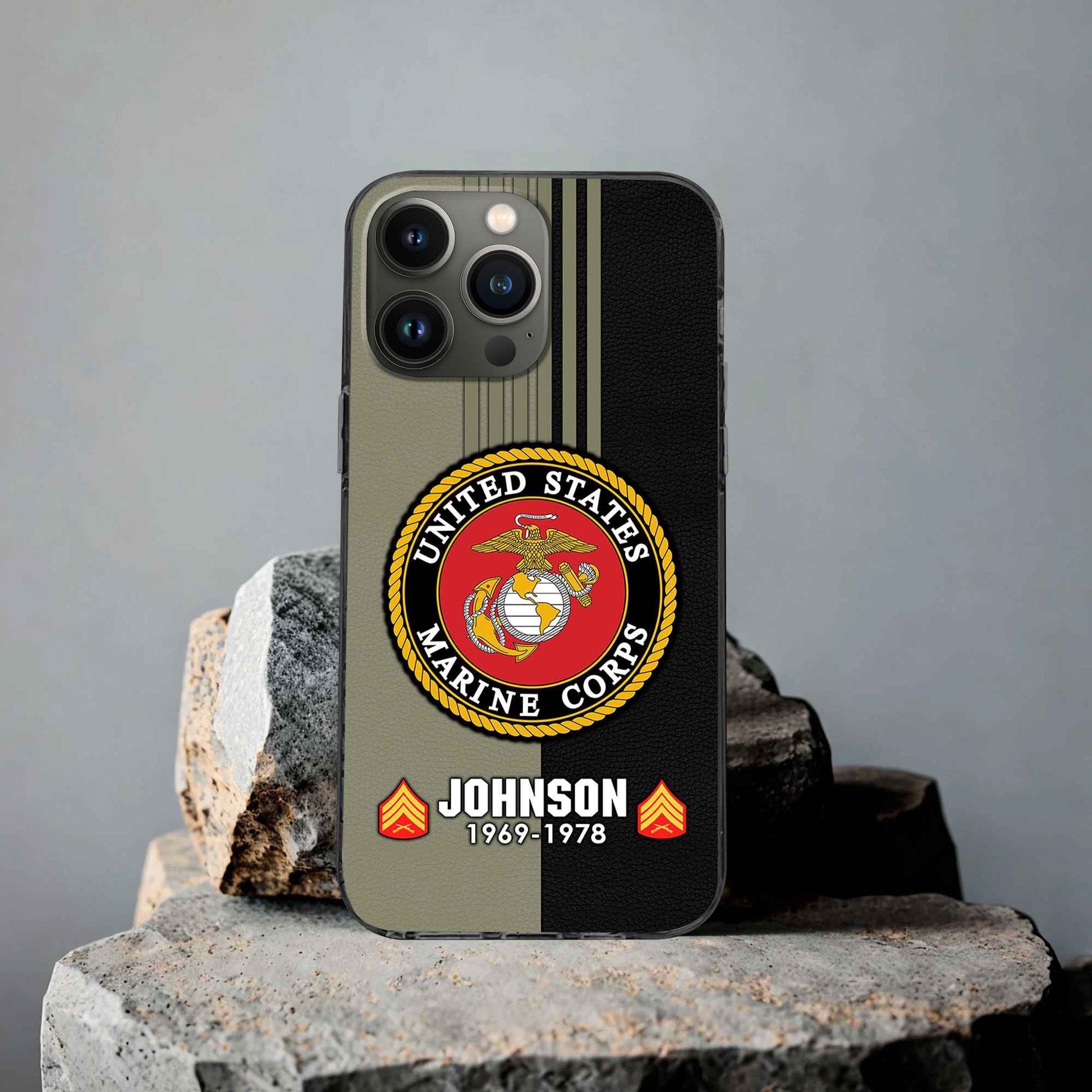 Premium Custom USMC Phone Case VPVC503611, Gifts For Marine Veteran, Gifts For Dad, For Husband, Best Gifts On Father's Day, Armed Forces Day, Independence Day, Veterans Day.