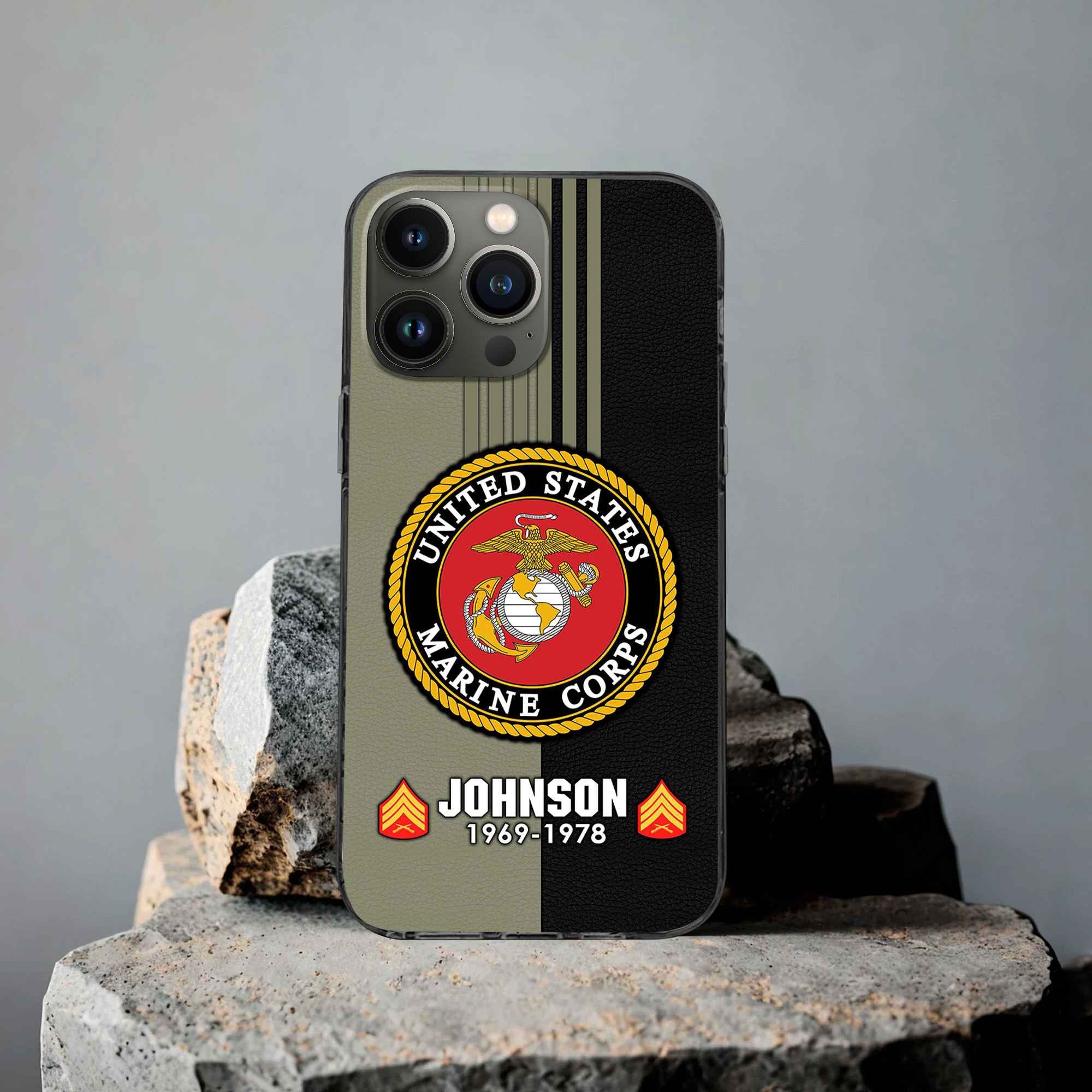 Premium Custom USMC Phone Case VPVC503611, Gifts For Marine Veteran, Gifts For Dad, For Husband, Best Gifts On Father's Day, Armed Forces Day, Independence Day, Veterans Day.