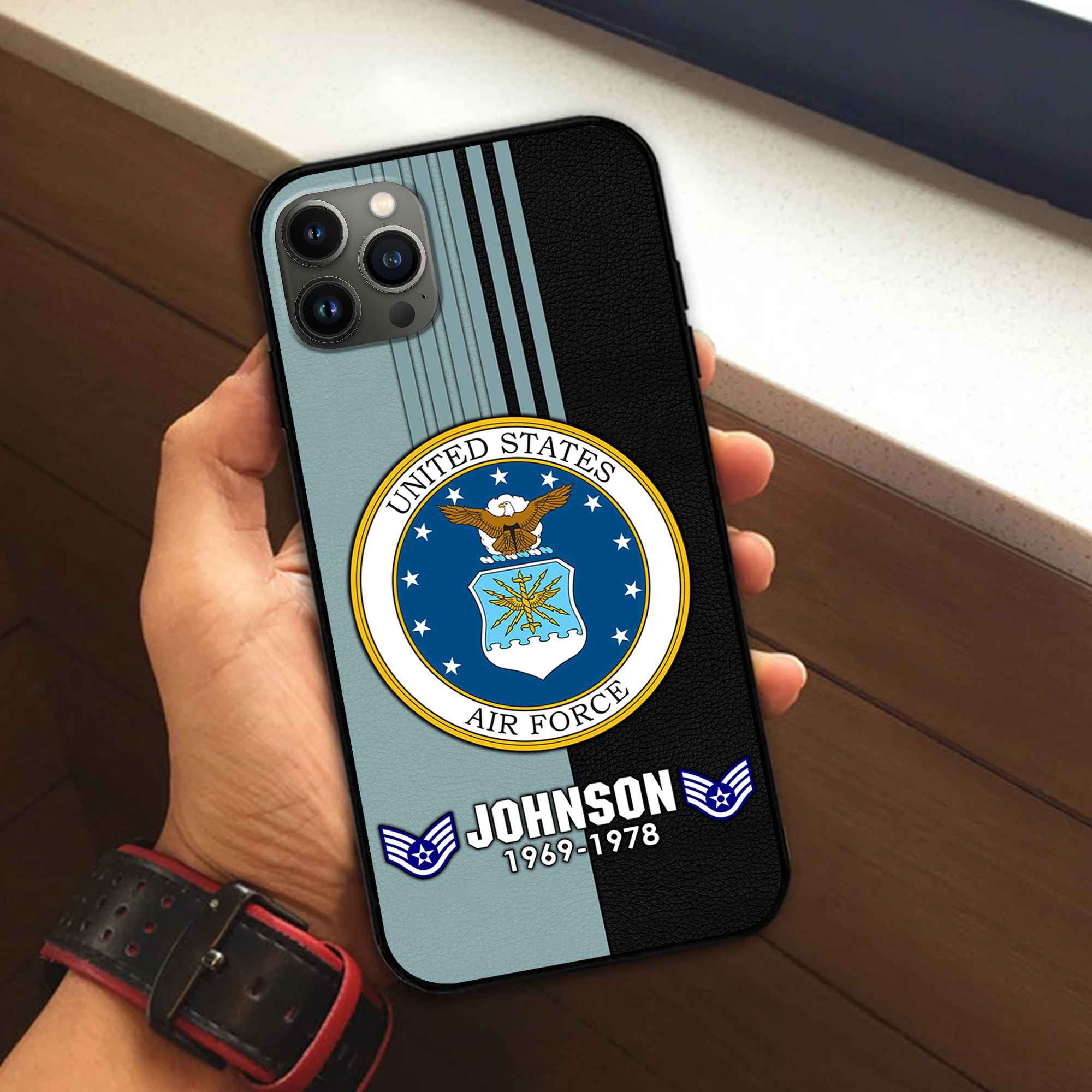 Premium Custom USAF Phone Case VPVC503604, Gifts For Air Force Veteran, Gifts For Dad, For Husband, Best Gifts On Father's Day, Armed Forces Day, Independence Day, Veterans Day.