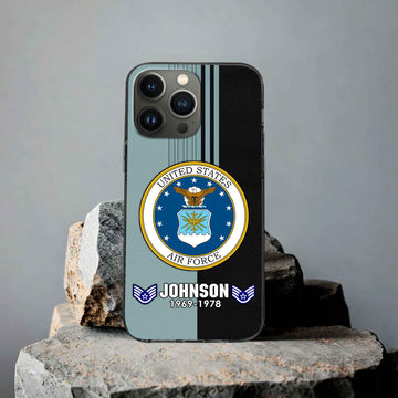 Premium Custom USAF Phone Case VPVC503604, Gifts For Air Force Veteran, Gifts For Dad, For Husband, Best Gifts On Father's Day, Armed Forces Day, Independence Day, Veterans Day.