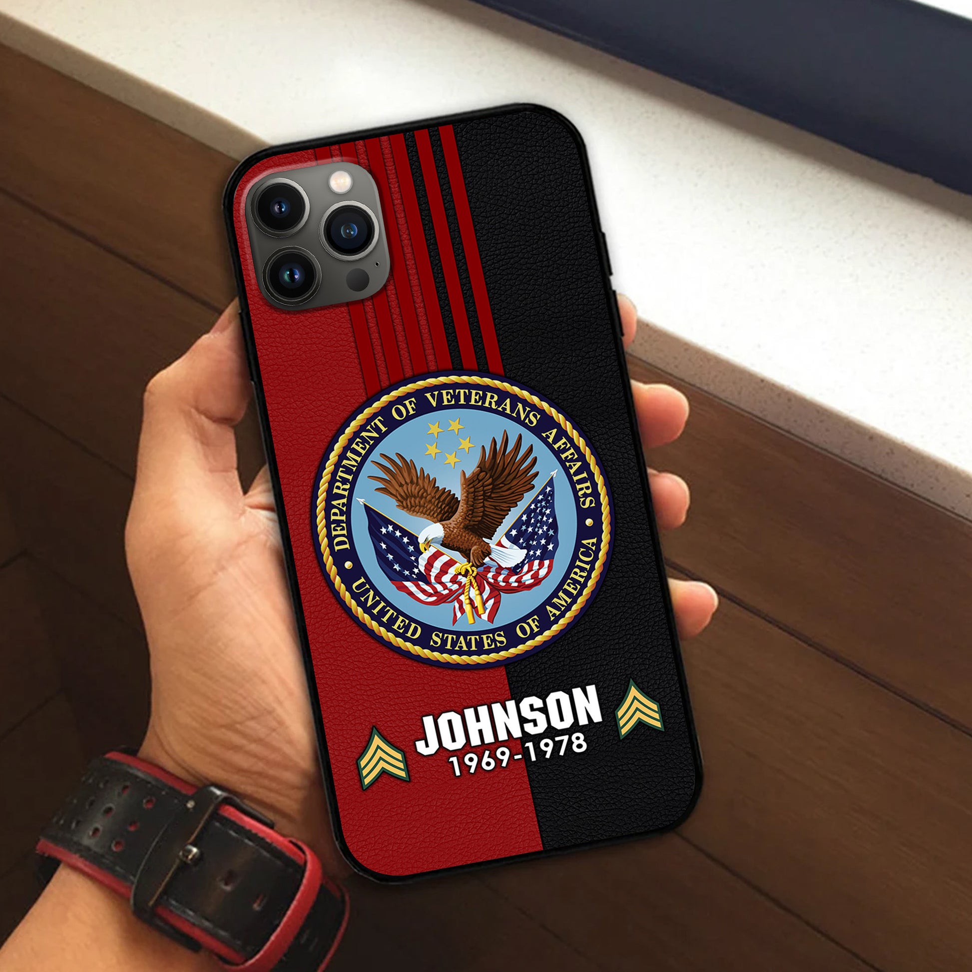 Premium Custom US Veteran Phone Case VPVC503607, Gifts For US Veteran, Gifts For Dad, For Husband, Best Gifts On Father's Day, Armed Forces Day, Independence Day, Veterans Day.