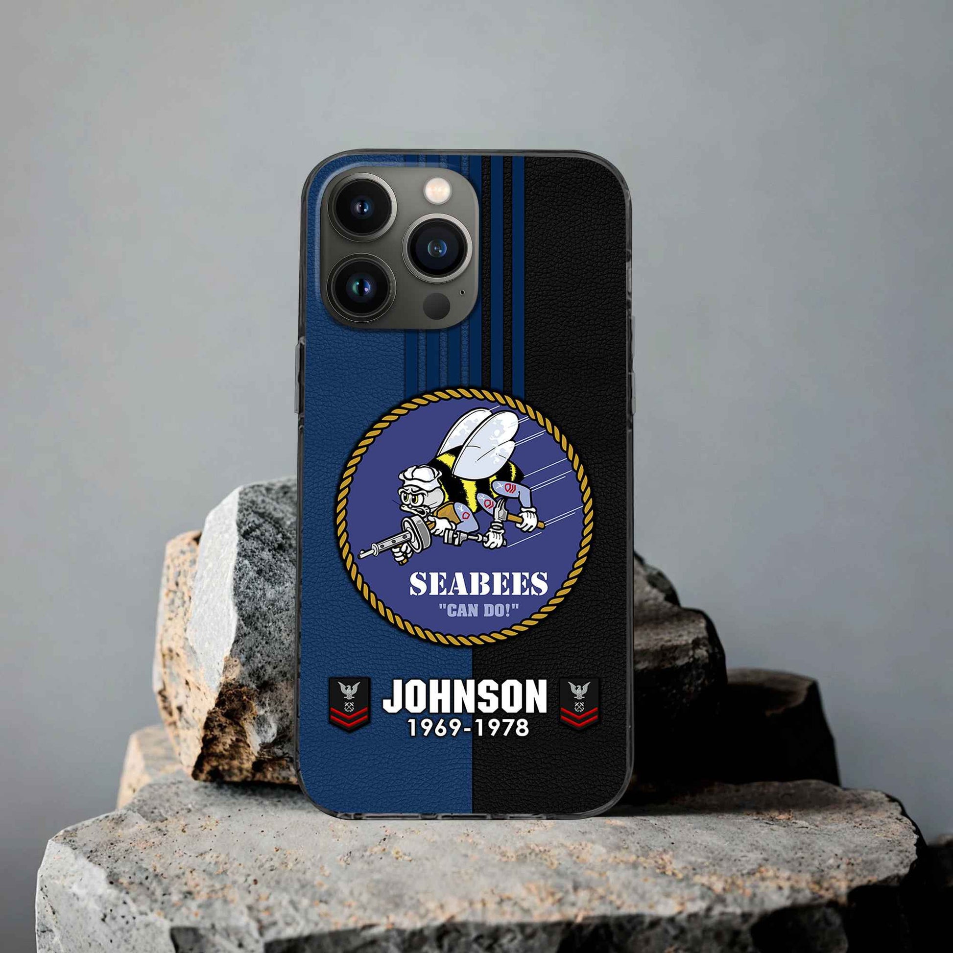 Premium Custom US Seabees Phone Case VPVC503609, Gifts For Seabees Veteran, Gifts For Dad, For Husband, Best Gifts On Father's Day, Armed Forces Day, Independence Day, Veterans Day.
