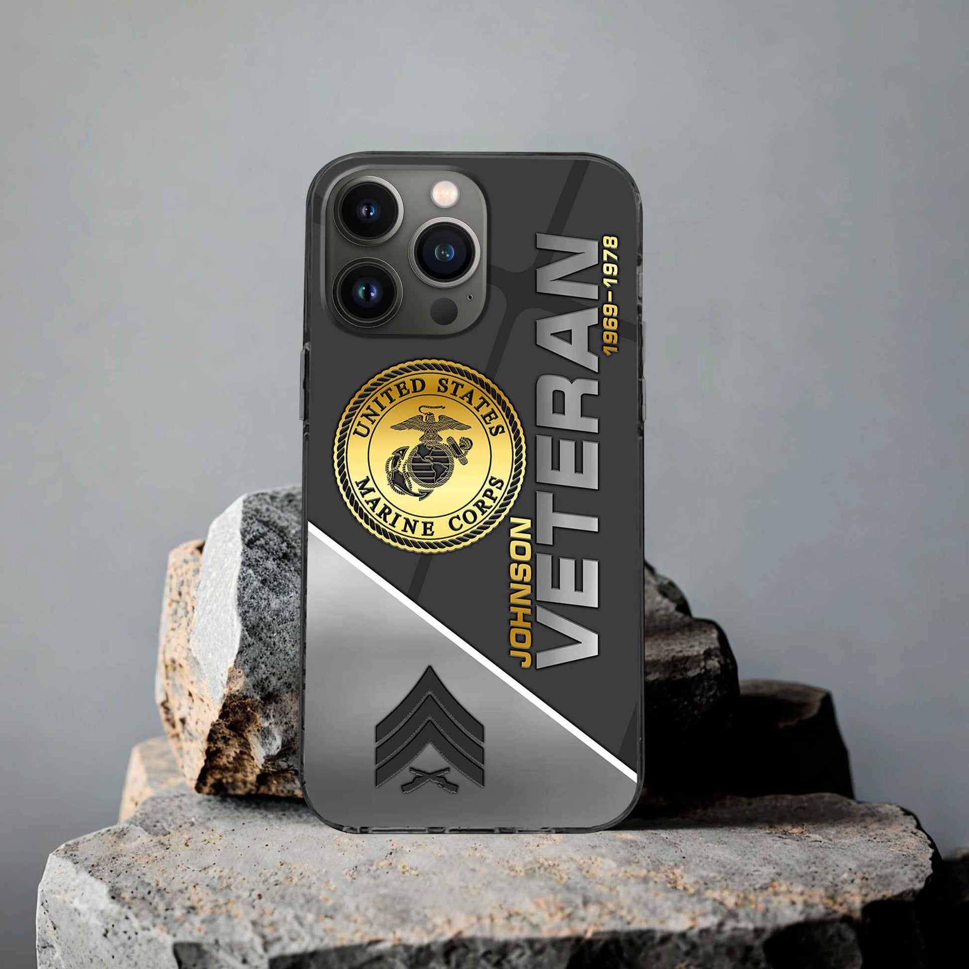 Premium Custom USMC Phone Case VPVC503803, Gifts For Marine Veteran, Best Gifts On Father's Day, Armed Forces Day, Independence Day, Veterans Day.