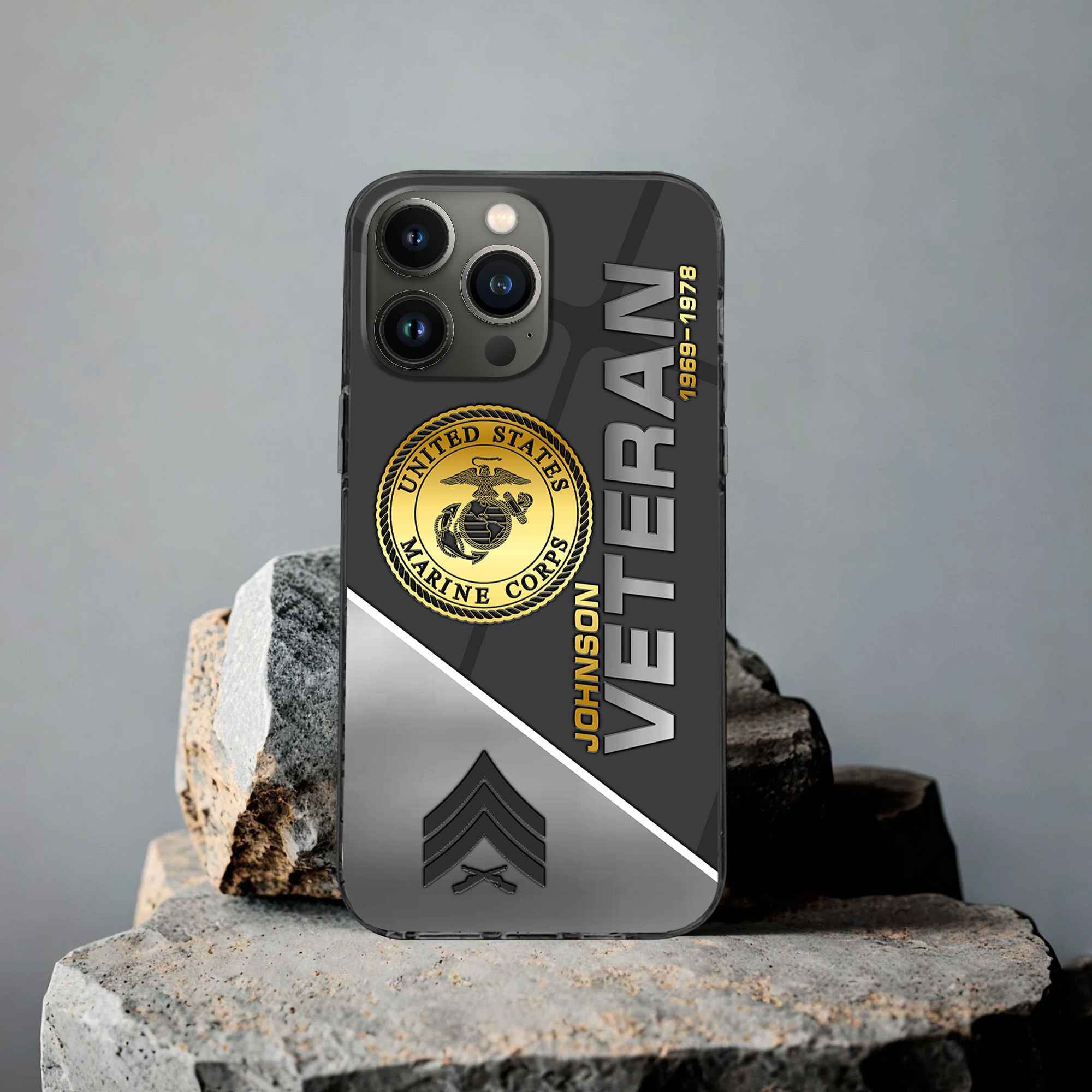 Premium Custom USMC Phone Case VPVC503803, Gifts For Marine Veteran, Best Gifts On Father's Day, Armed Forces Day, Independence Day, Veterans Day.